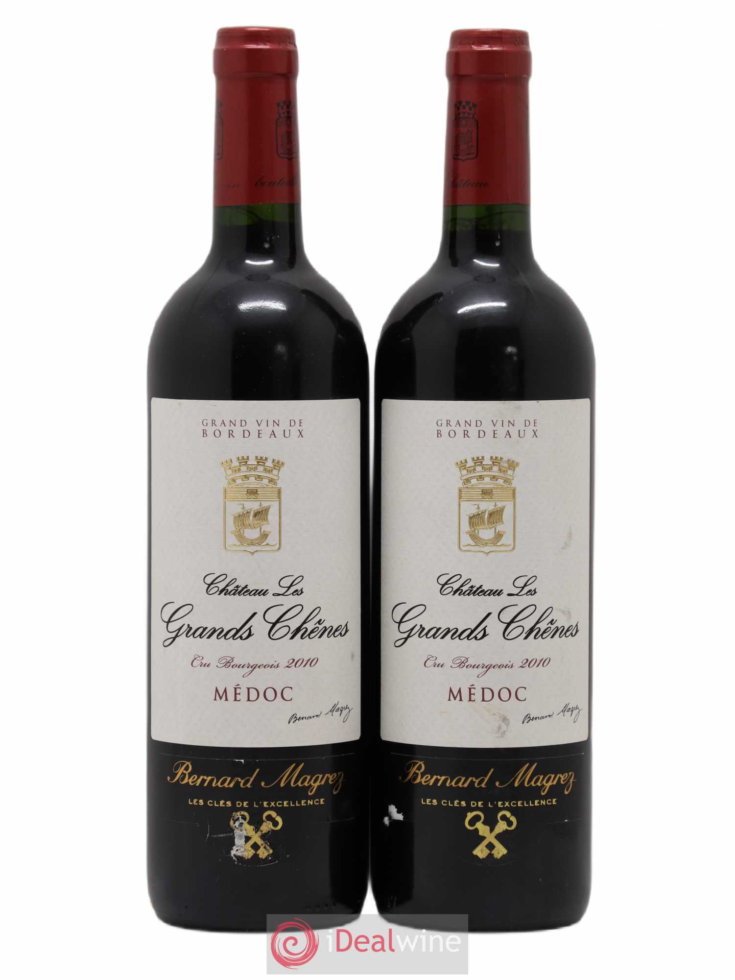 Château Les Grands Chênes (sans prix de réserve) 2010 - Lot de 2 bouteilles - 0