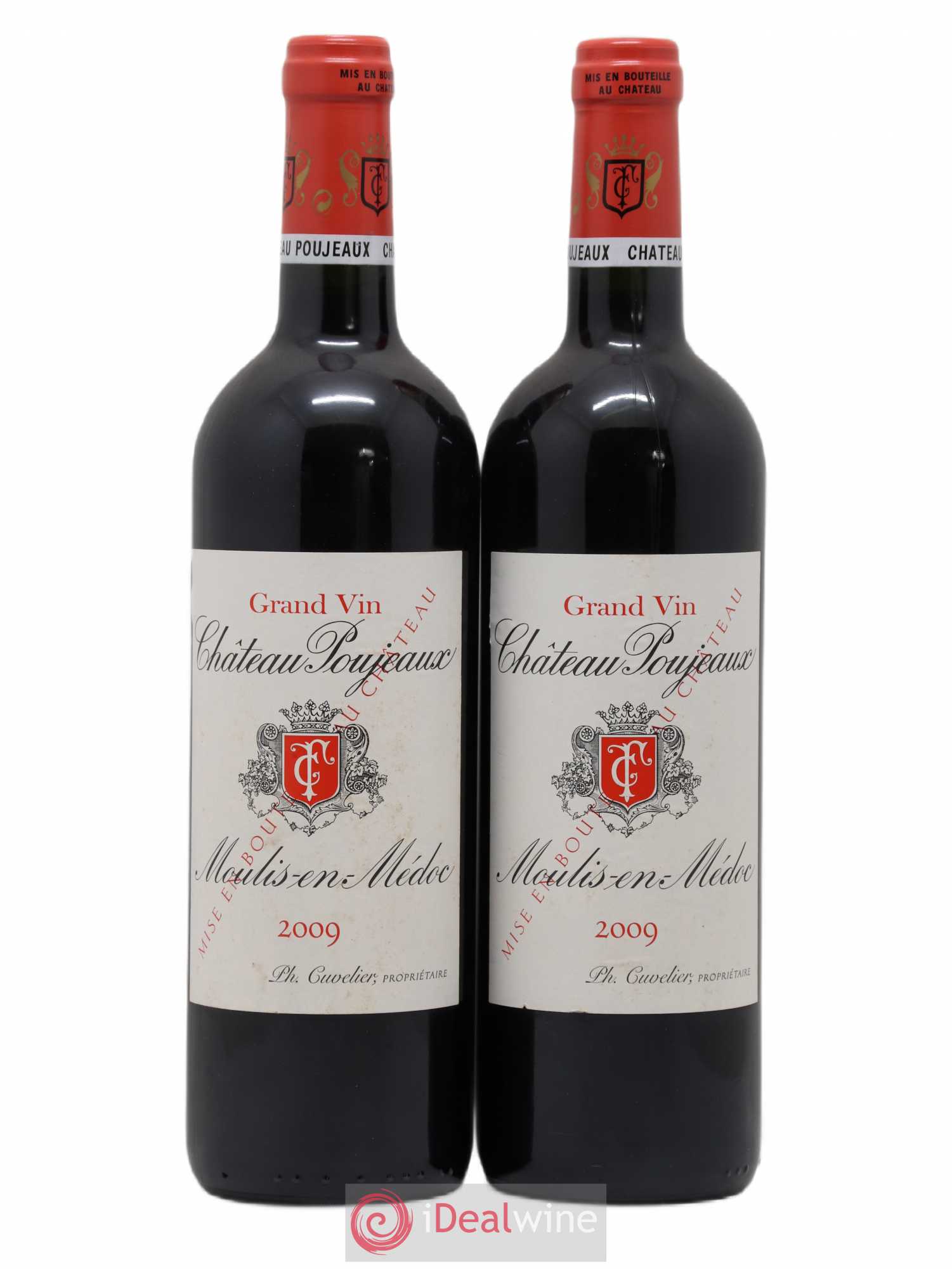 Château Poujeaux 2009 - Lot de 2 bouteilles - 0