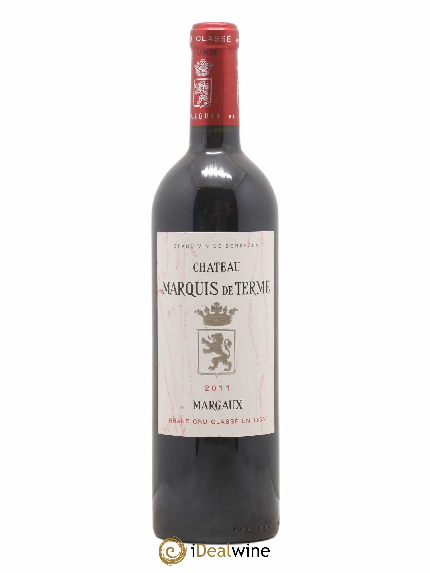 Château Marquis de Terme 4ème Grand Cru Classé 2011 - Lot de 1 bouteille - 0