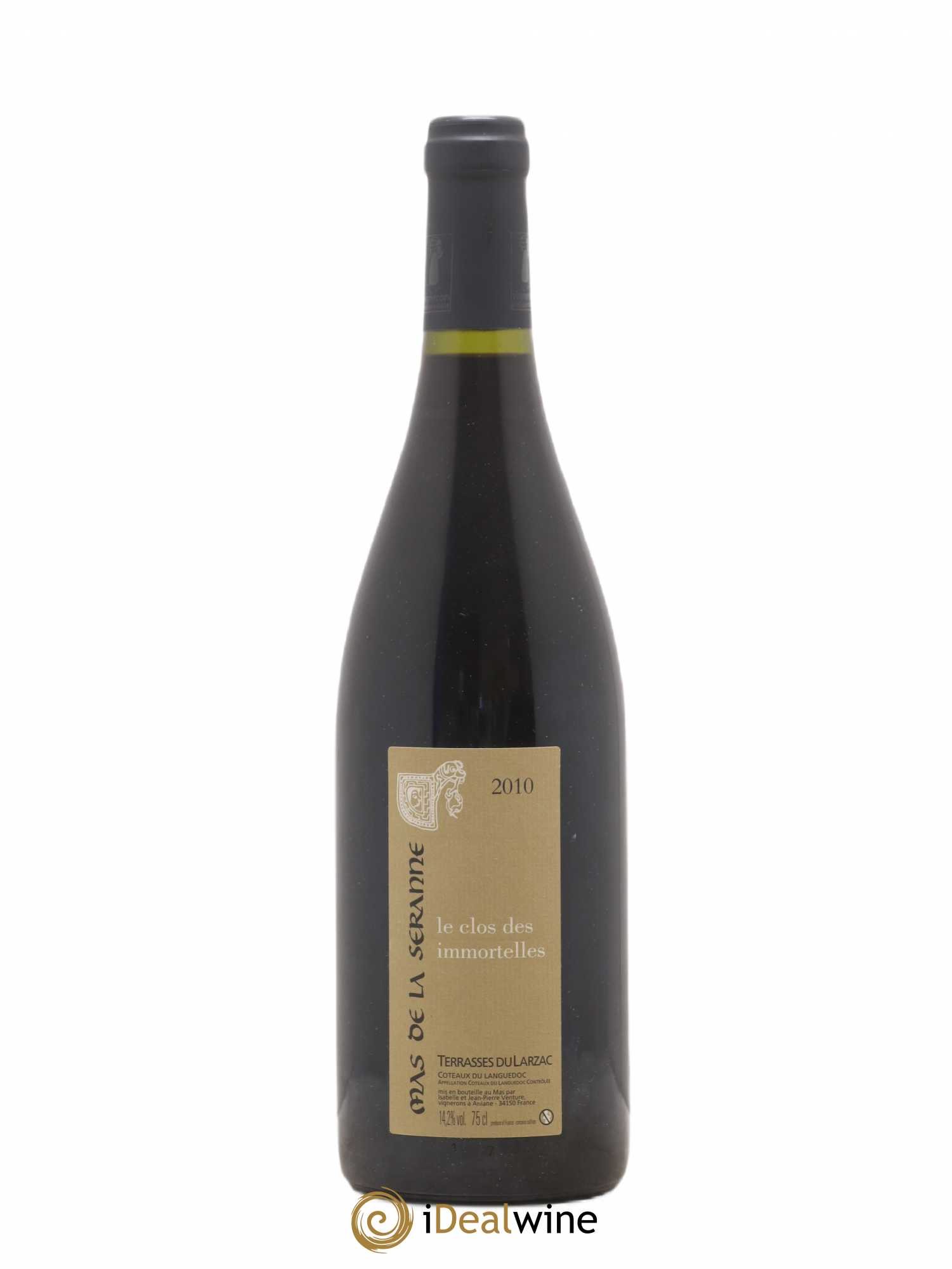 Coteaux du Languedoc Le Clos des Immortelles Mas de La Seranne 2010 - Posten von 1 Flasche - 0