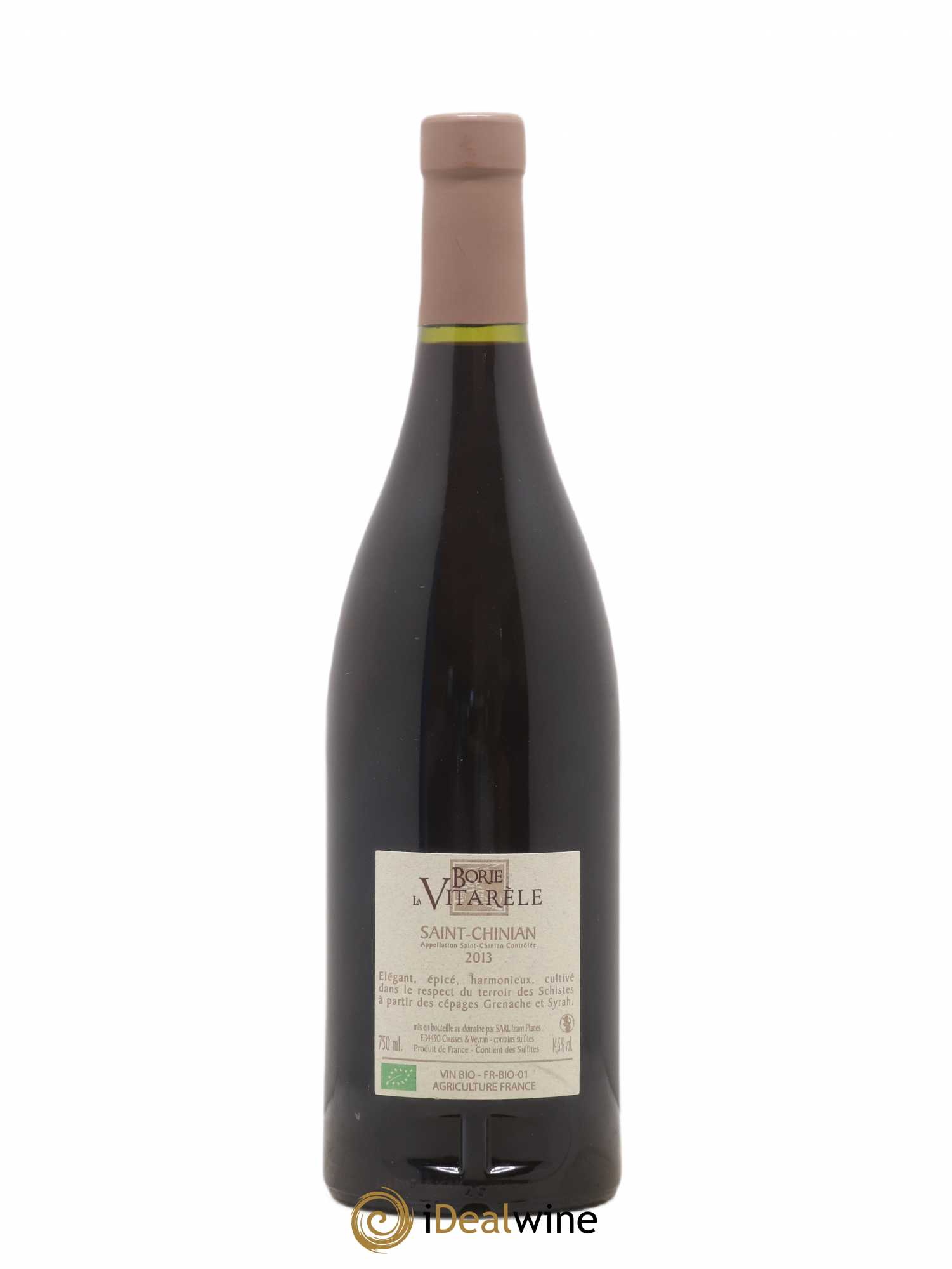 Saint-Chinian Les Schistes Domaine Borie La Vitarèle 2013 - Posten von 1 Flasche - 1