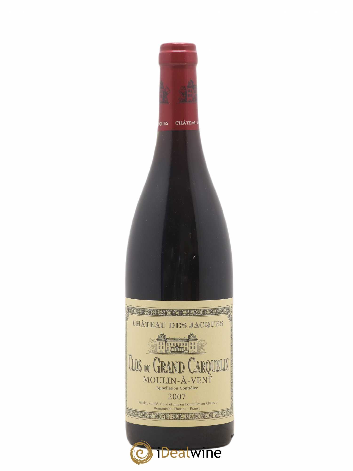 Moulin-à-Vent Clos du Grand Carquelin Château des Jacques 2007 - Lot de 1 bouteille - 0