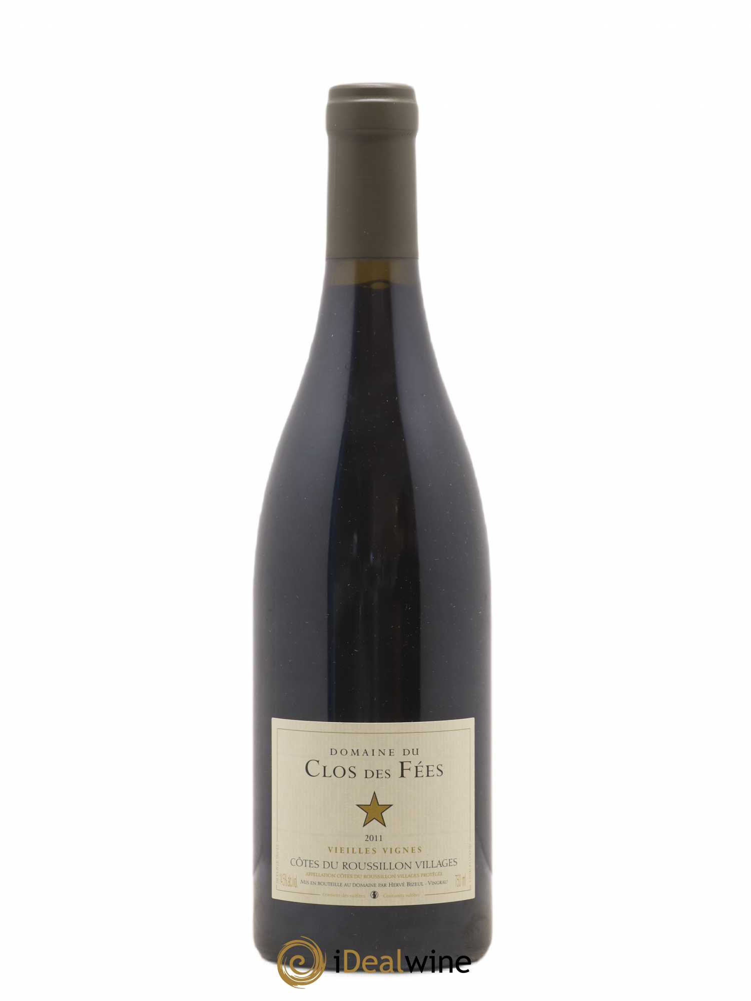Côtes du Roussillon Villages Clos des Fées Vieilles vignes Hervé Bizeul 2011 - Lot de 1 bouteille - 0