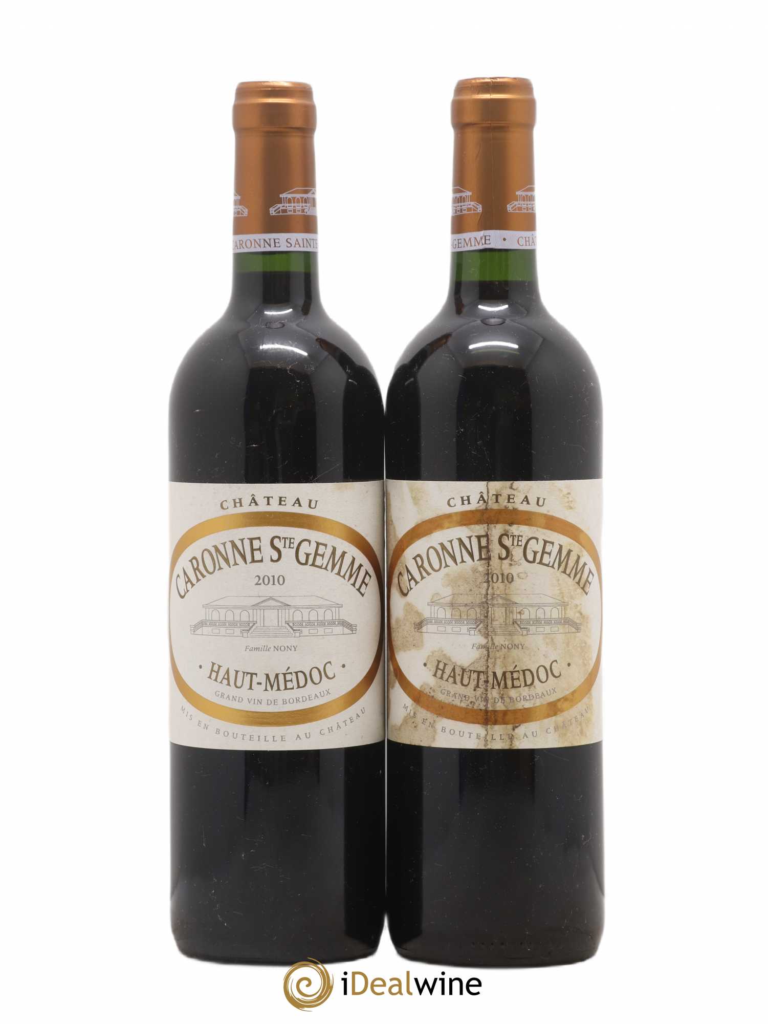 Château Caronne Sainte-Gemme Cru Bourgeois 2010 - Lot de 2 bouteilles - 0