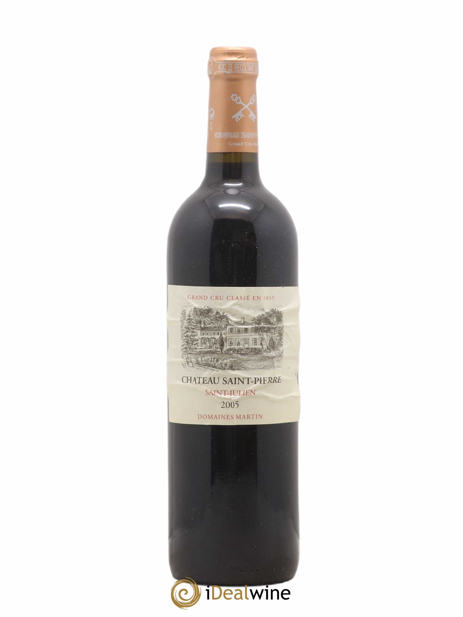 Château Saint-Pierre 4ème Grand Cru Classé 2005 - Lot de 1 bouteille - 0