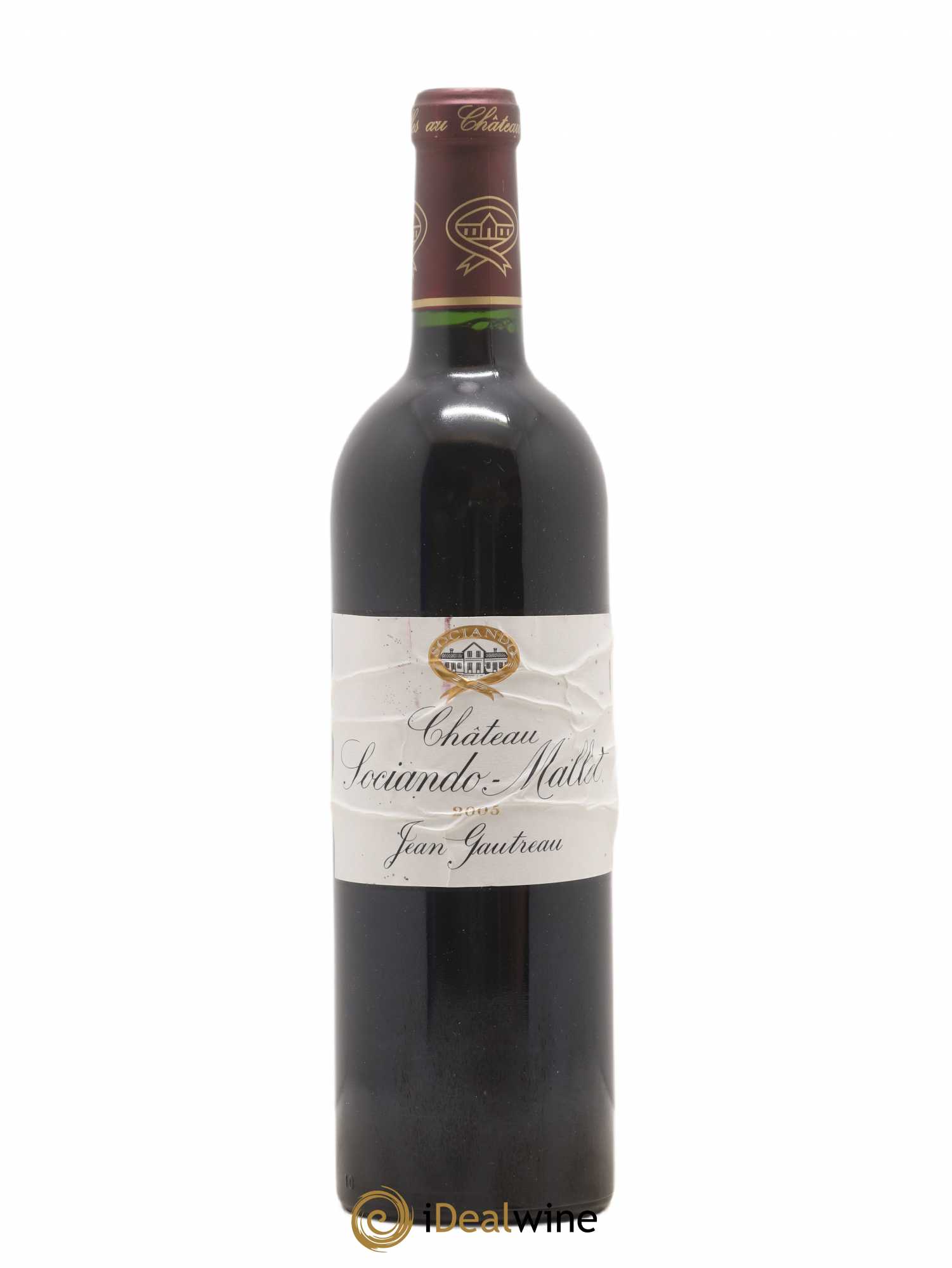 Château Sociando Mallet 2005 - Lot de 1 bouteille - 0