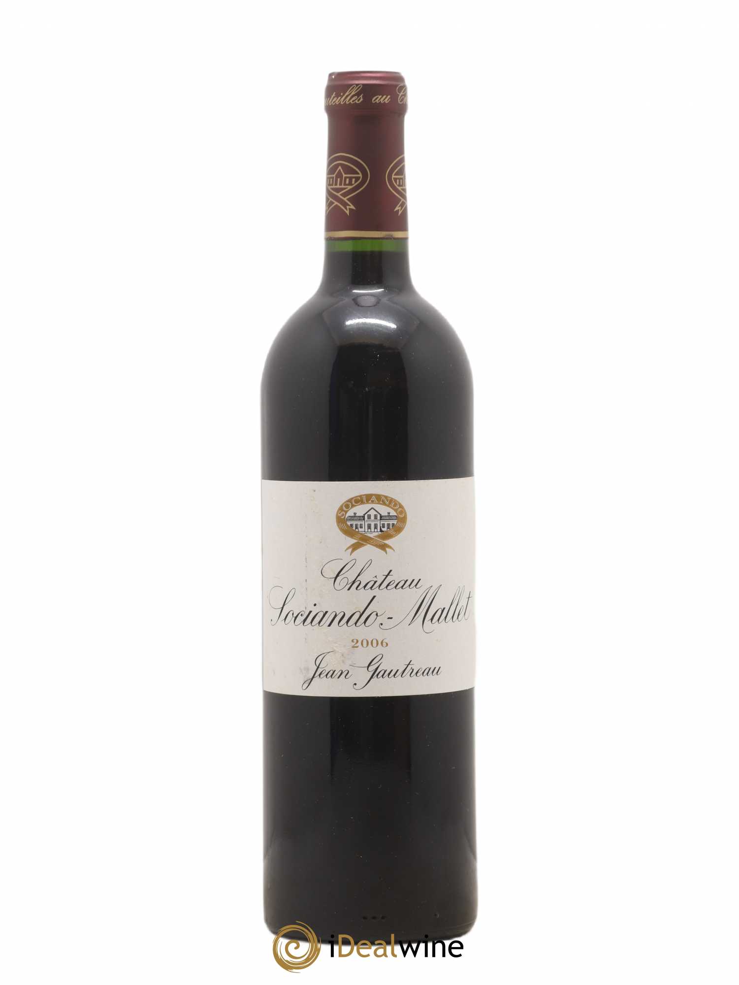 Château Sociando Mallet 2006 - Lot de 1 bouteille - 0