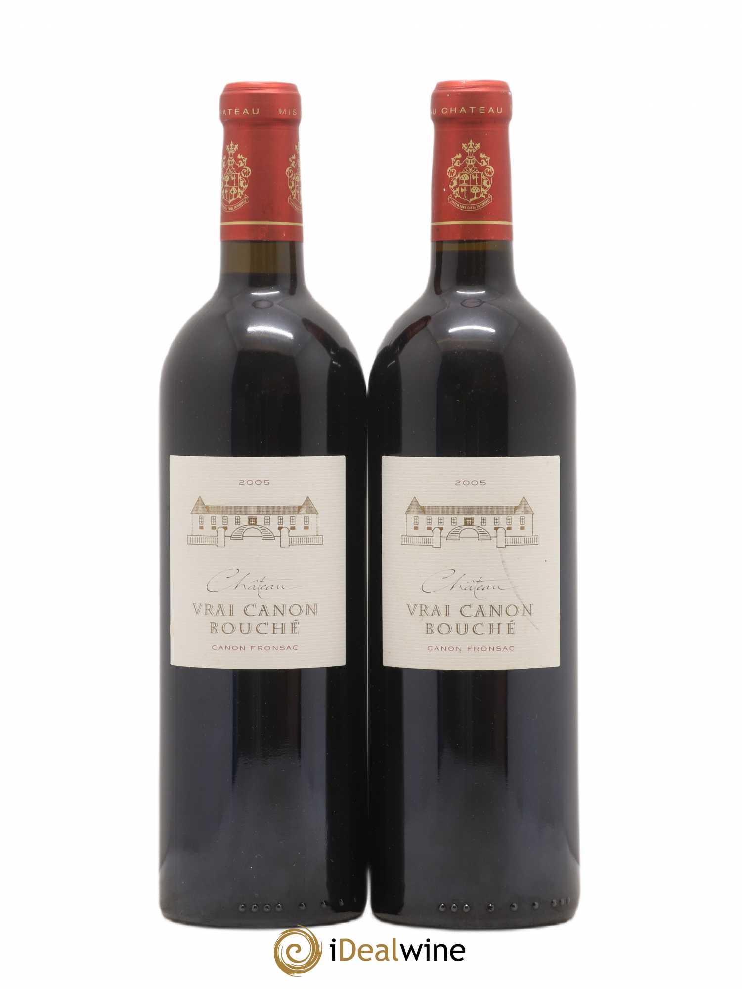 Canon-Fronsac Château Vrai Canon Bouché 2005 - Lot de 2 bouteilles - 0