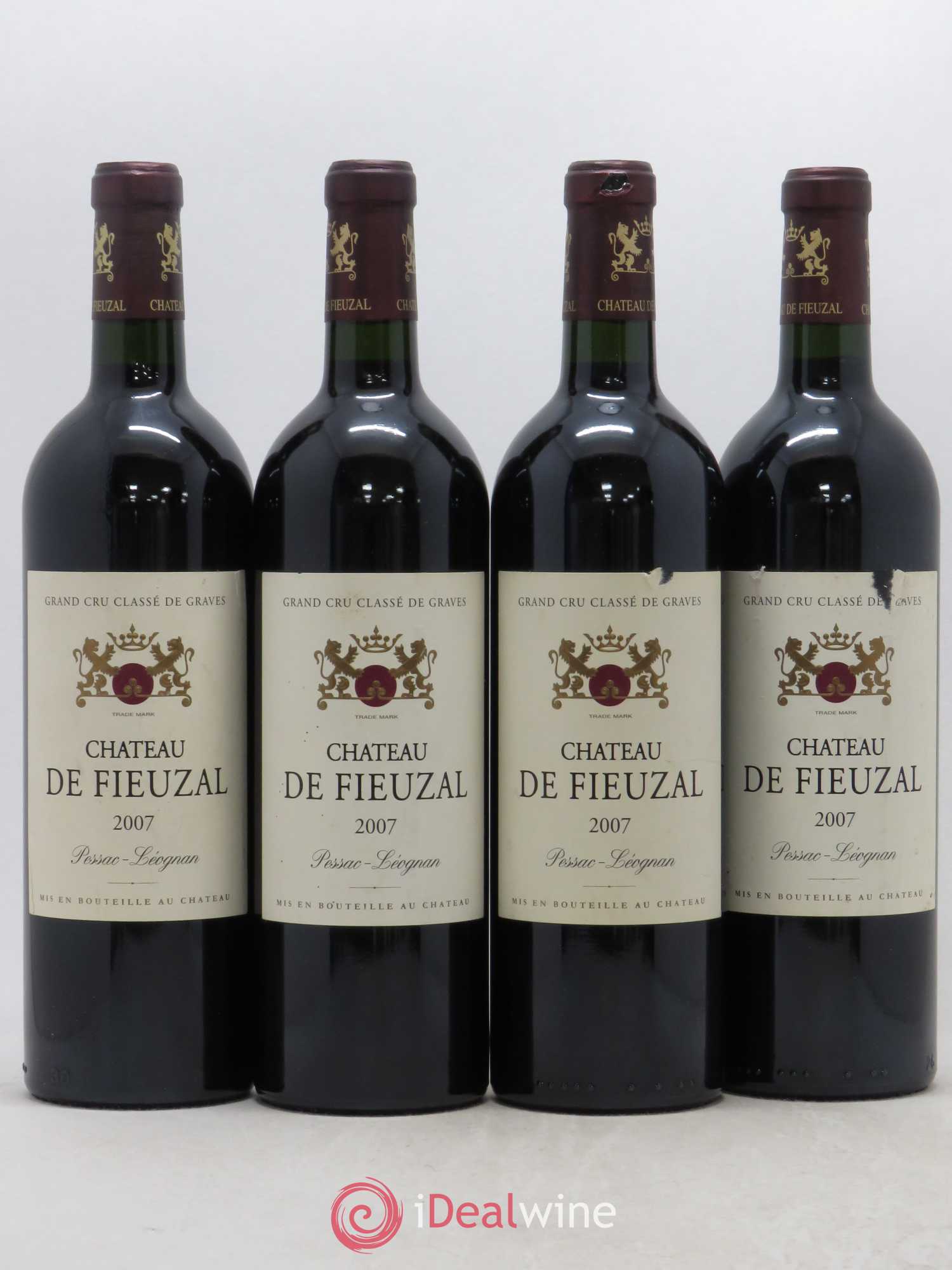 Château de Fieuzal Cru Classé de Graves 2007 - Lot de 4 bouteilles - 0