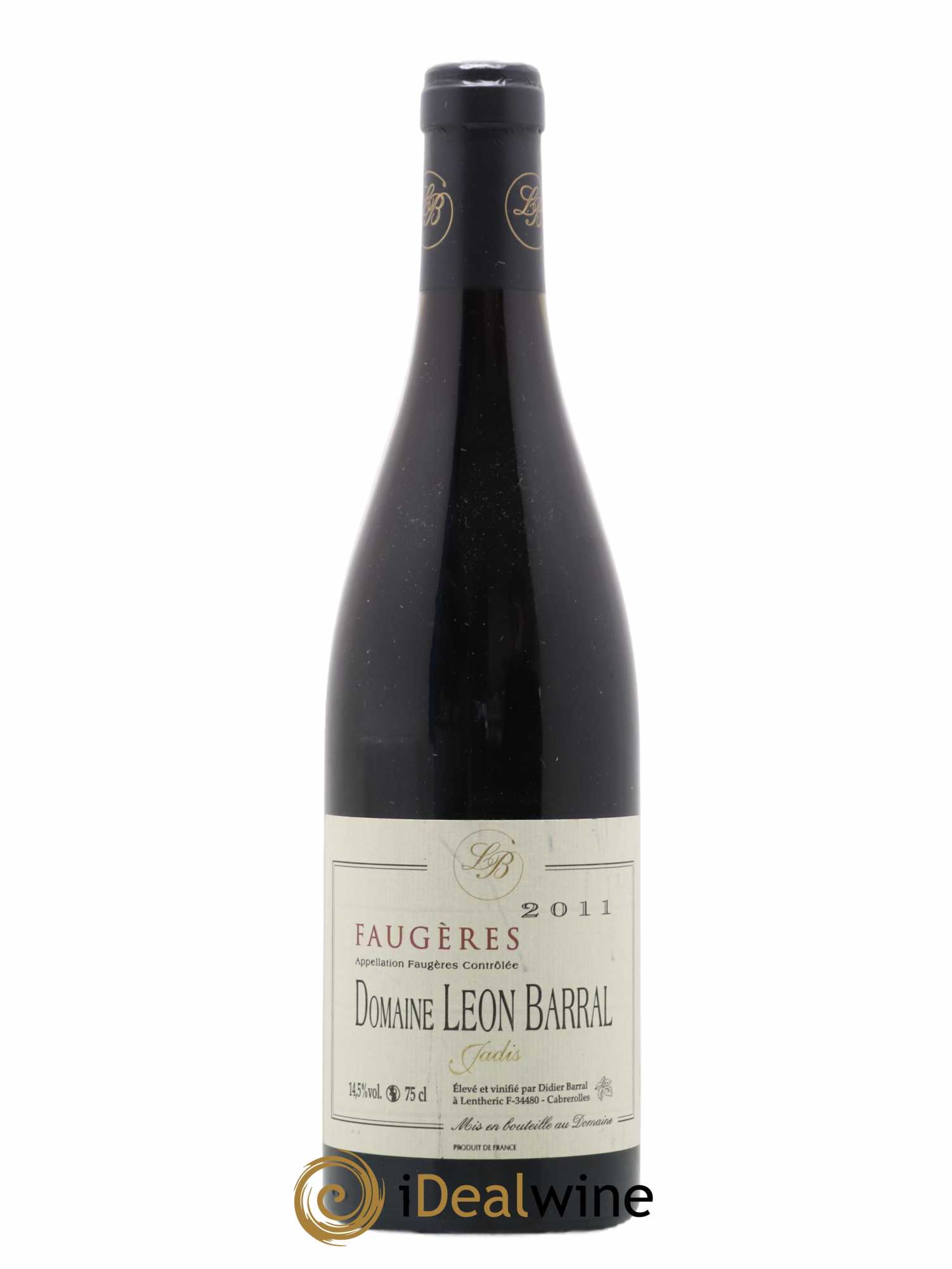 Faugères Jadis Domaine Léon Barral 2011 - Lot de 1 bouteille - 0