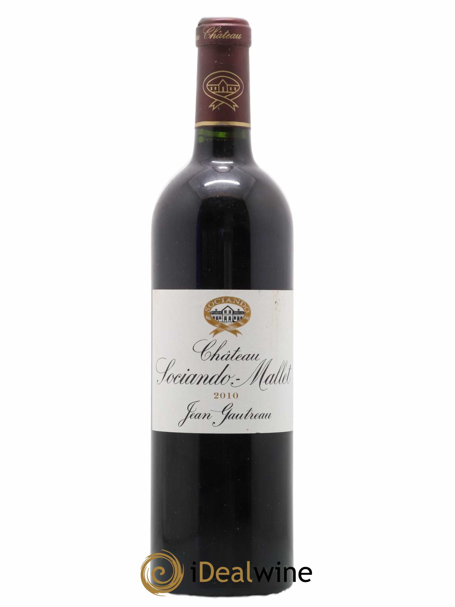 Château Sociando Mallet 2010 - Lot de 1 bouteille - 0
