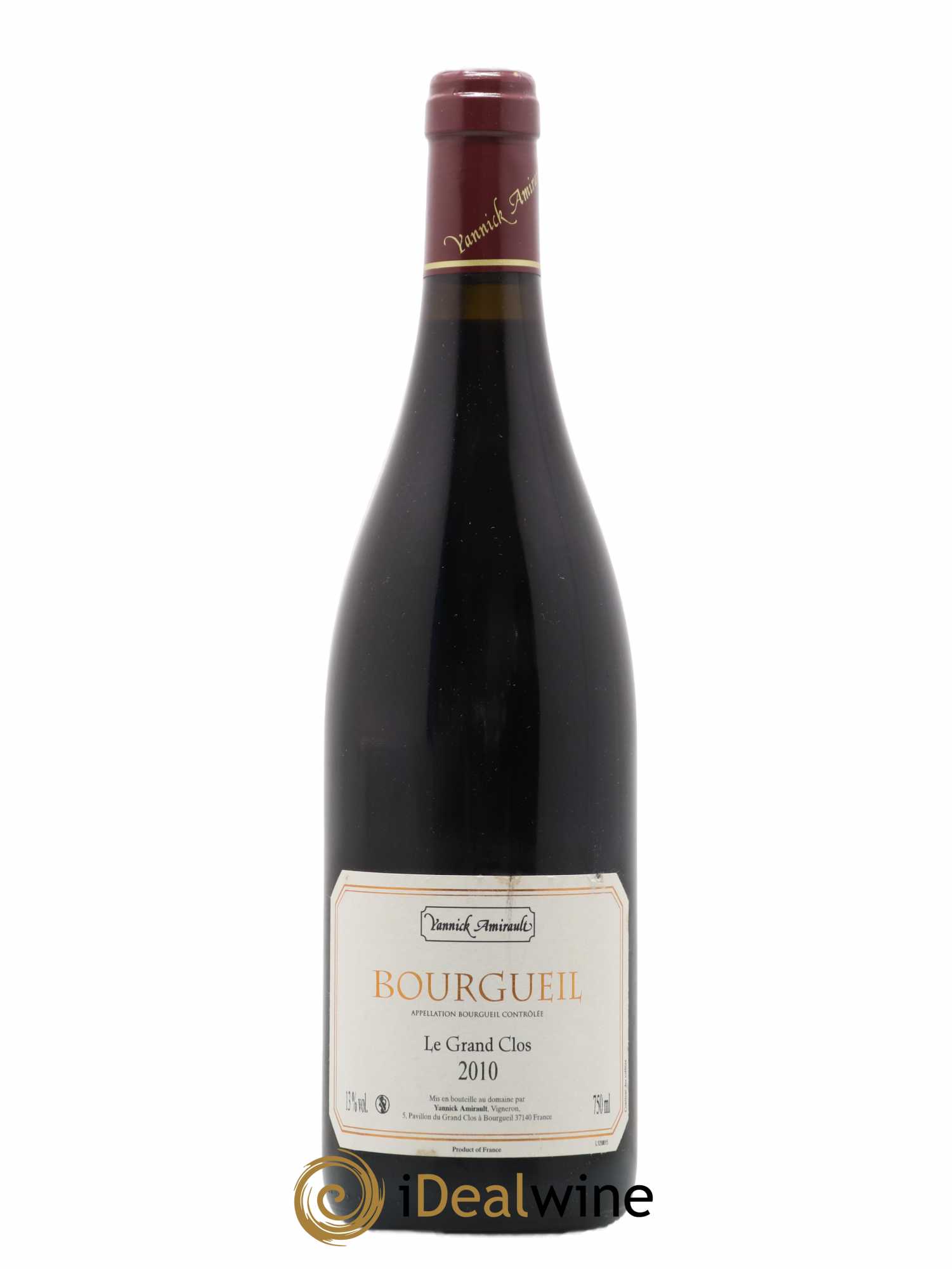 Bourgueil Grand Clos Yannick Amirault (Domaine) 2010 - Lot de 1 bouteille - 0