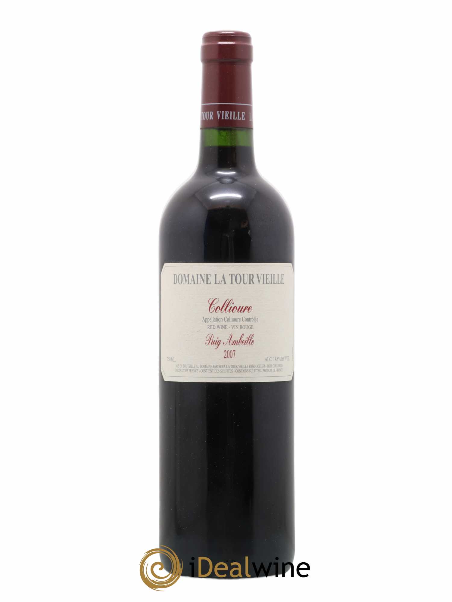 Collioure Puig Ambeille Domaine La Tour Vieille 2007 - Posten von 1 Flasche - 0