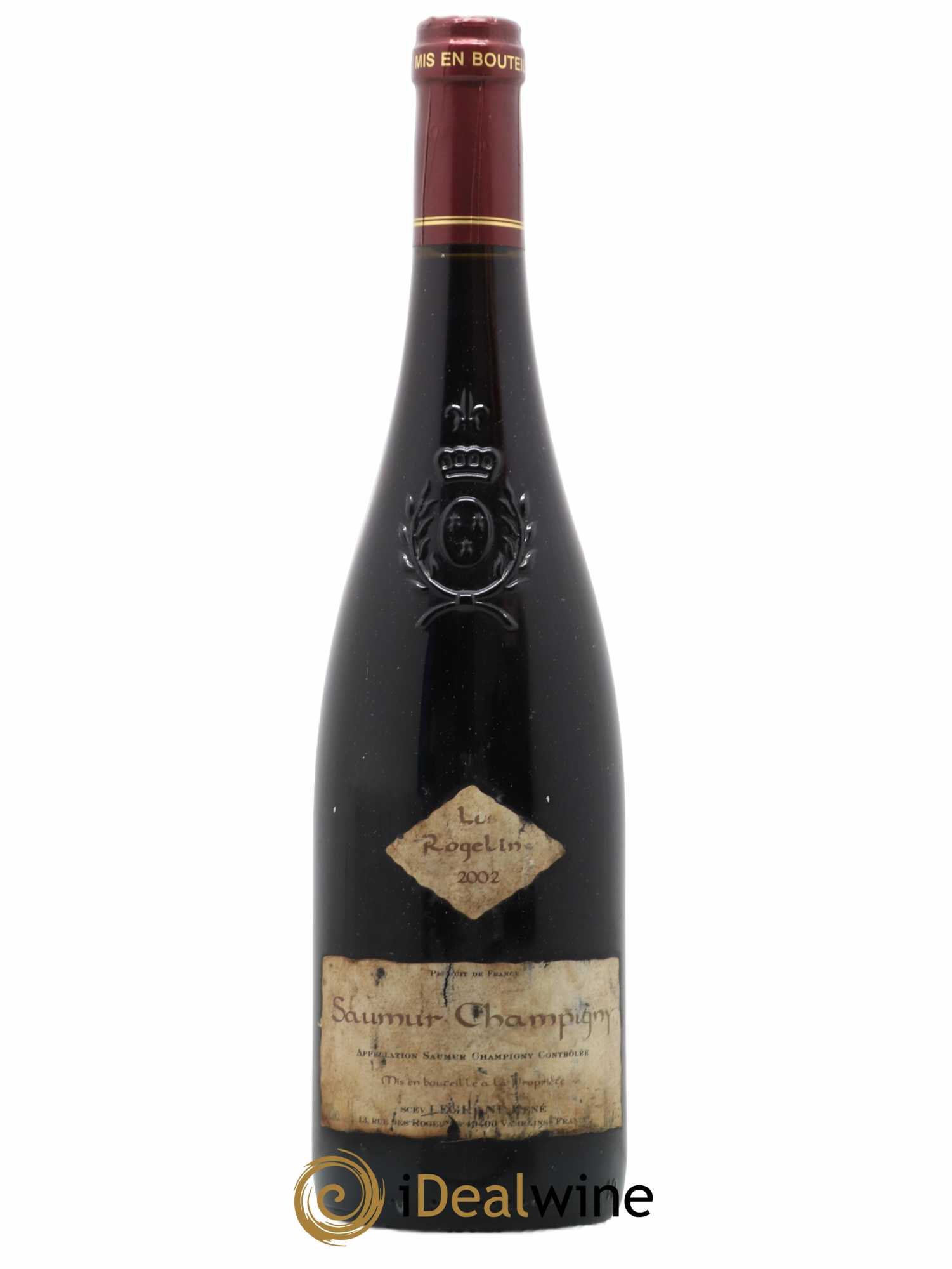 Saumur-Champigny Les Rogelins Clotilde Legrand (anciennement René-Noël Legrand) 2002 - Lot de 1 bouteille - 0