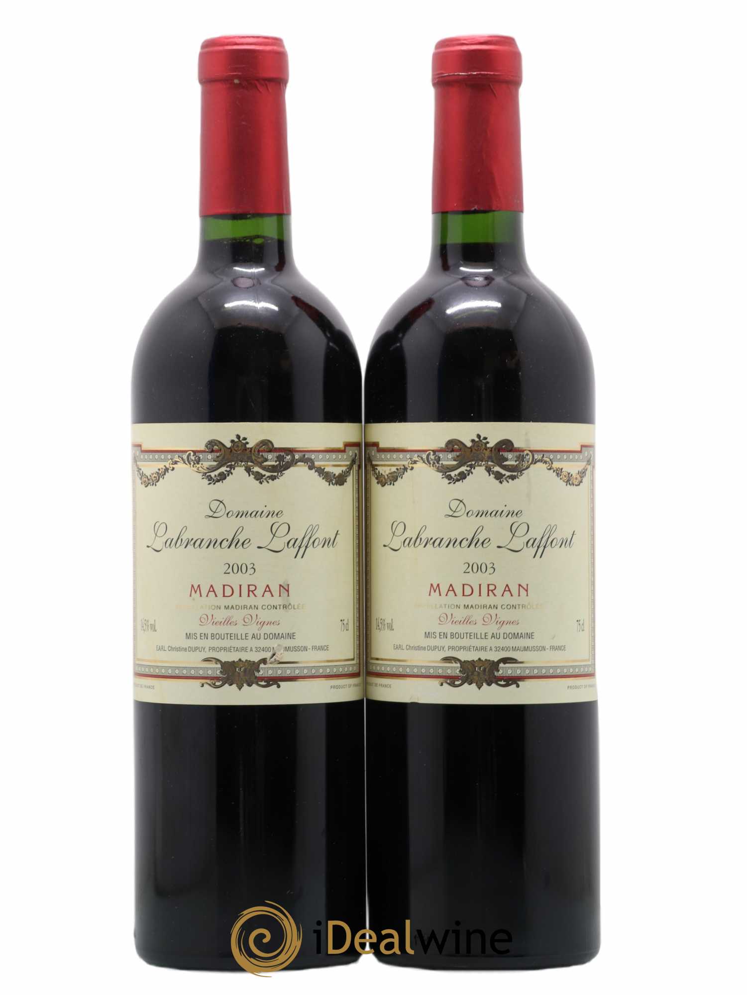 Madiran Vieilles Vignes Labranche Laffont 2003 - Posten von 2 Flaschen - 0