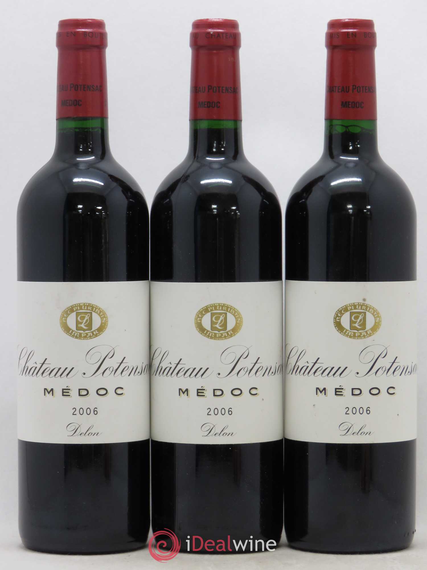 Château Potensac 2006 - Lot de 3 bouteilles - 0