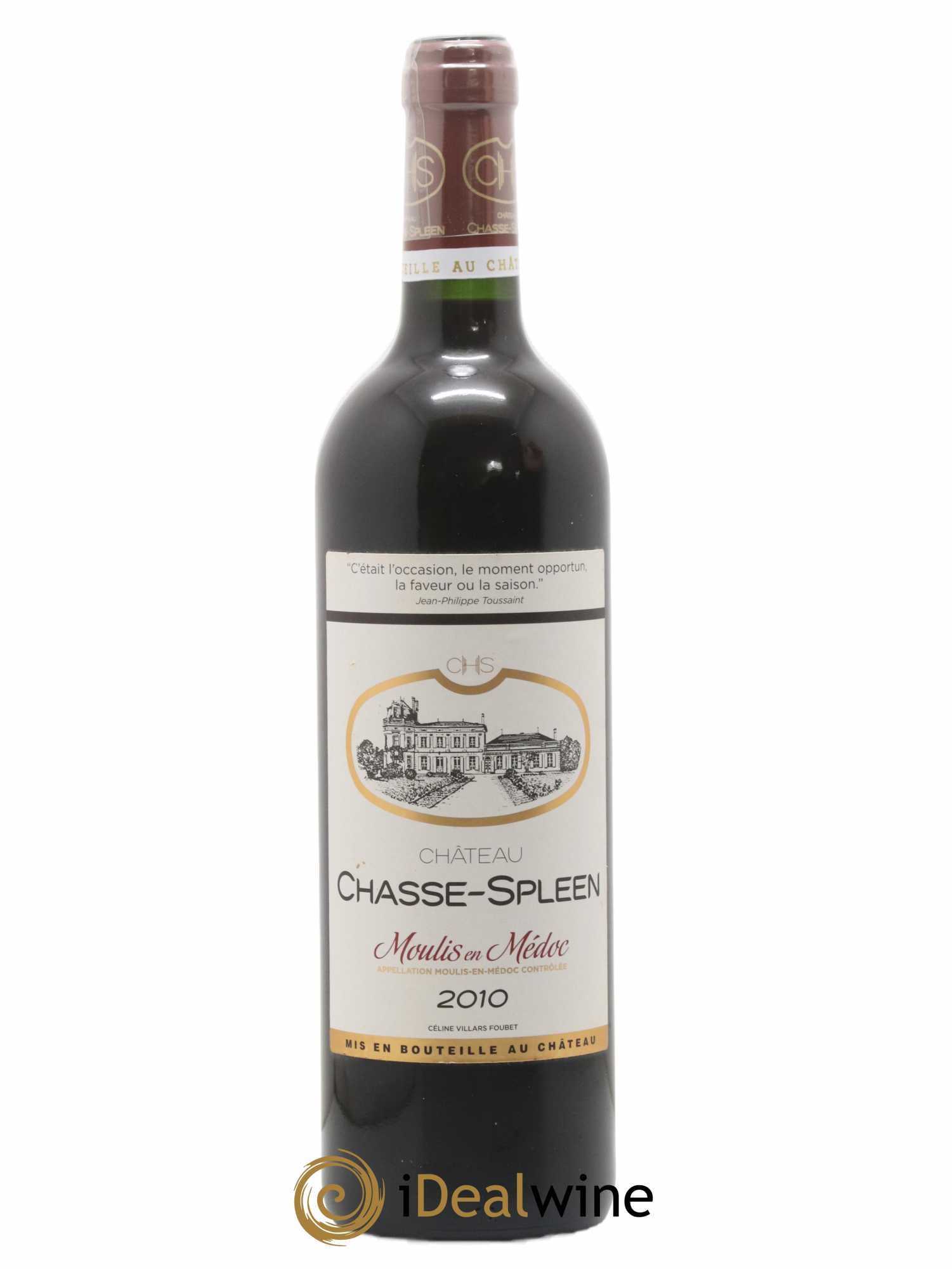 Château Chasse Spleen 2010 - Lot de 1 bouteille - 0