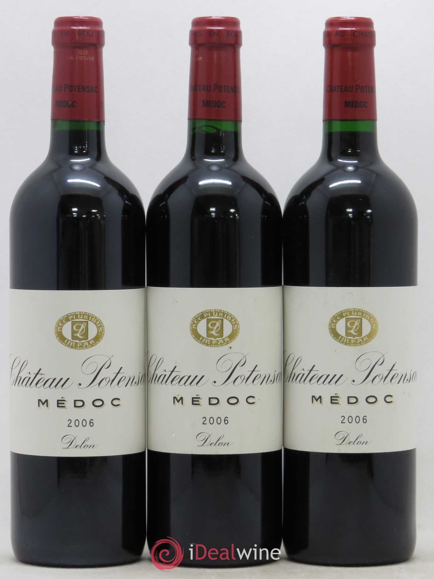 Château Potensac 2006 - Lot de 3 bouteilles - 0