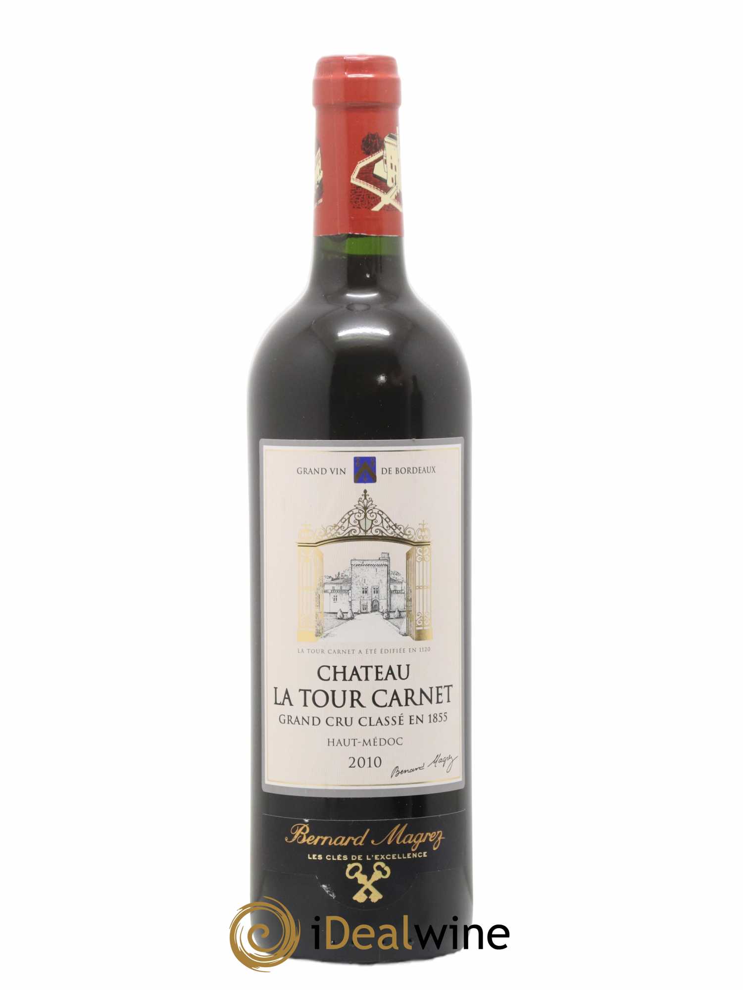 Château la Tour Carnet 4ème Grand Cru Classé 2010 - Lot de 1 bouteille - 0