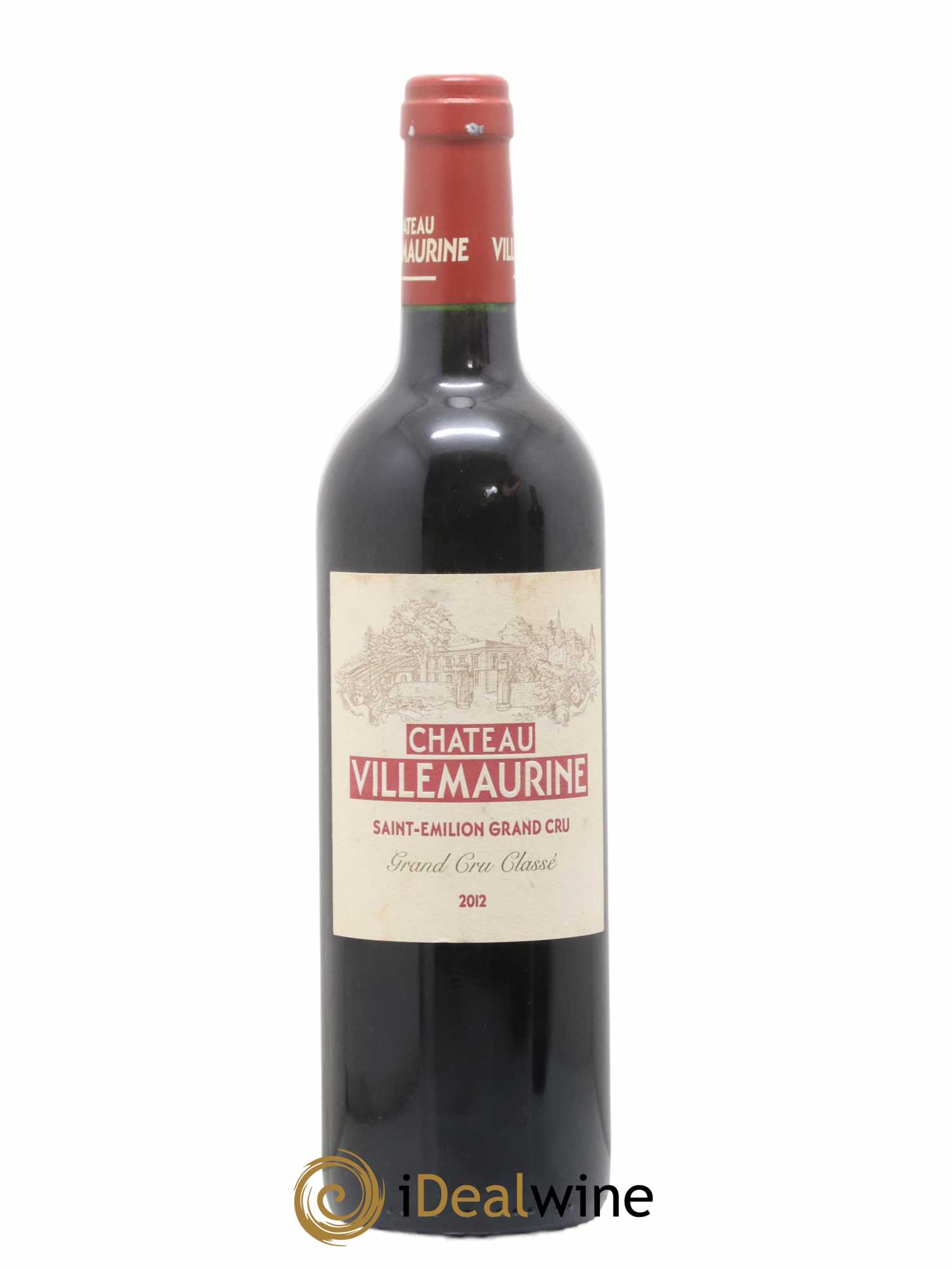 Château Villemaurine Grand Cru Classé 2012 - Lot de 1 bouteille - 0