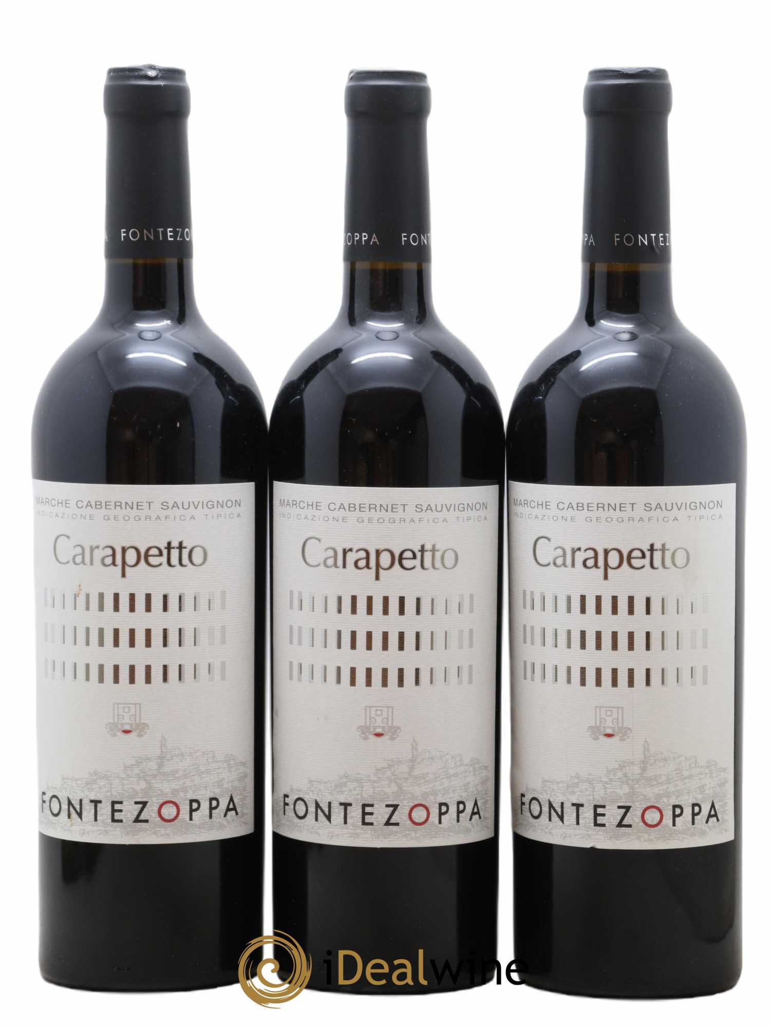 Italie Marche Carapetto Cabernet Sauvignon Cantina Fontezoppa 2012 - Lot of 3 bottles - 0