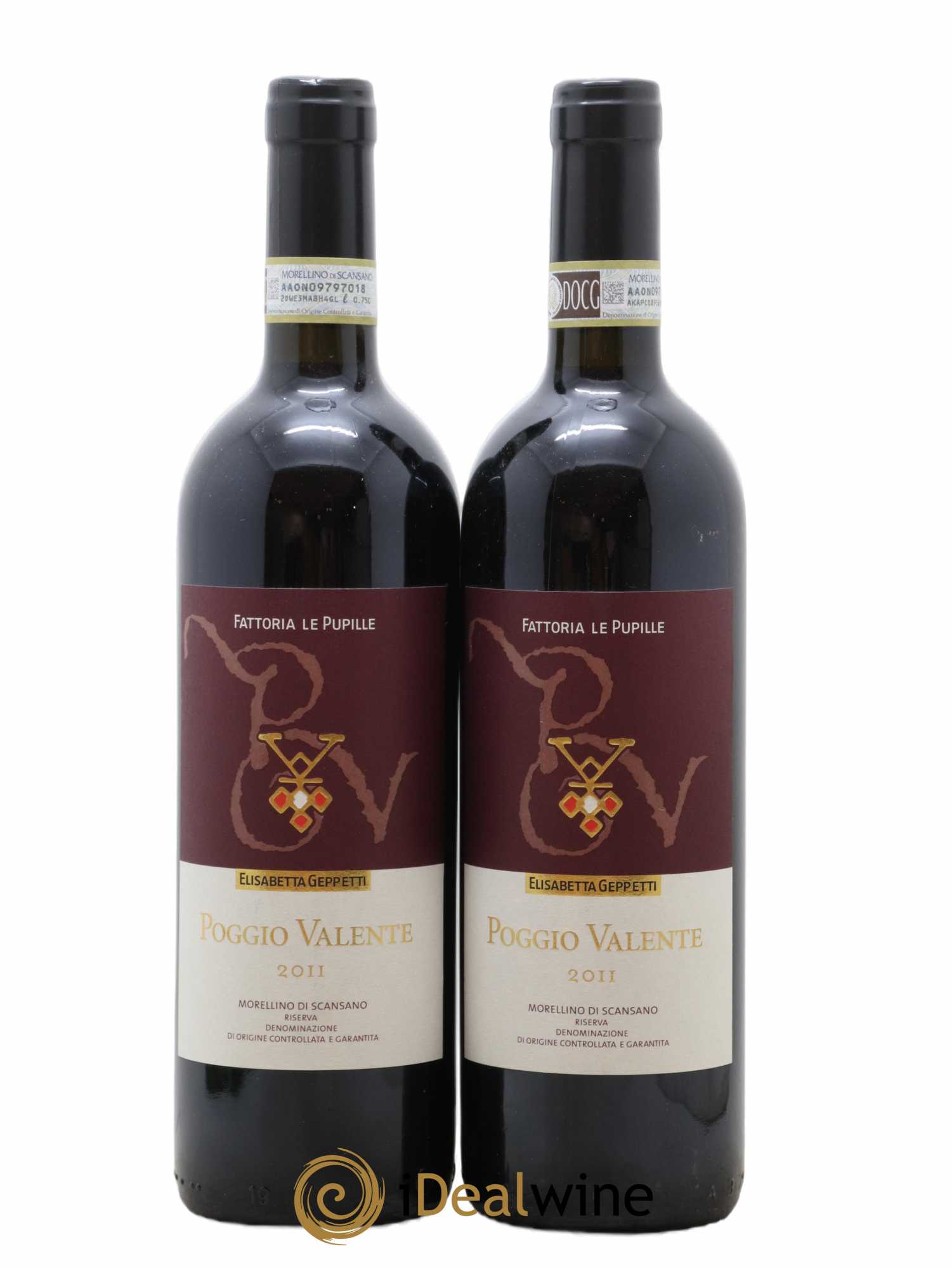 Italie Morellino di Scansano Poggio Valente Fattoria Le Pupille 2011 - Lot de 2 bouteilles - 0