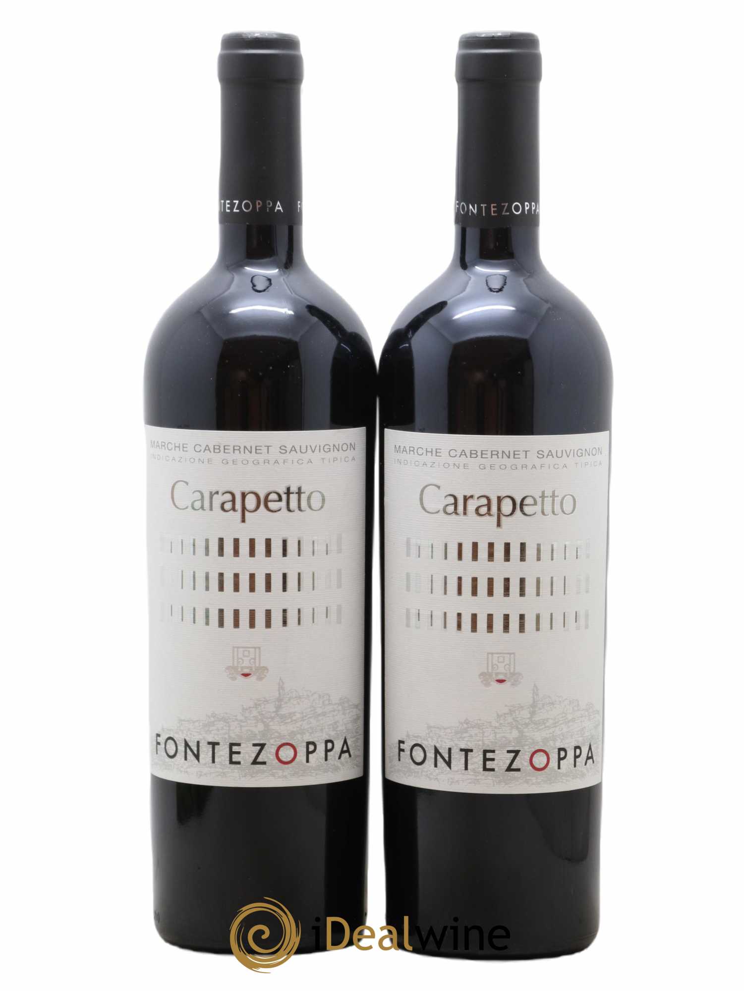 Italie Marche Carapetto Cabernet Sauvignon Cantina Fontezoppa 2015 - Lot de 2 bouteilles - 0