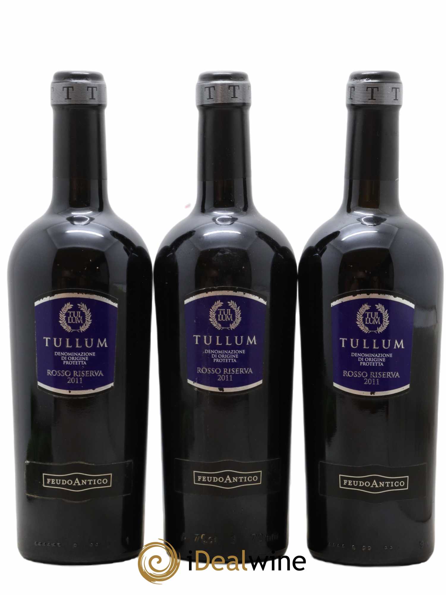 Italie Tullum Rosso Riserva Feudo Antico 2011 - Lot de 3 bouteilles - 0