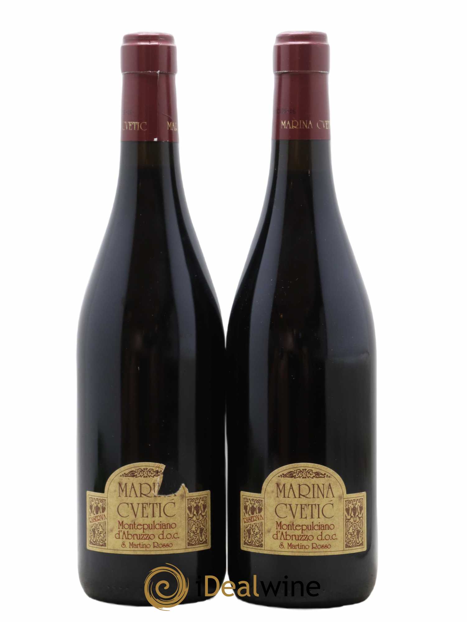 Montepulciano d'Abruzzo Riserva Marina Cvetic Tenute Masciarelli 2011 - Lot de 2 bouteilles - 0