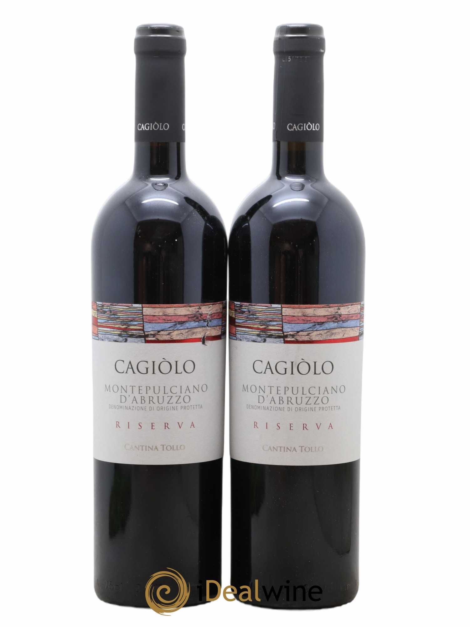 Montepulciano d'Abruzzo Cagiolo Cantina Tollo 2012 - Lot de 2 bouteilles - 0