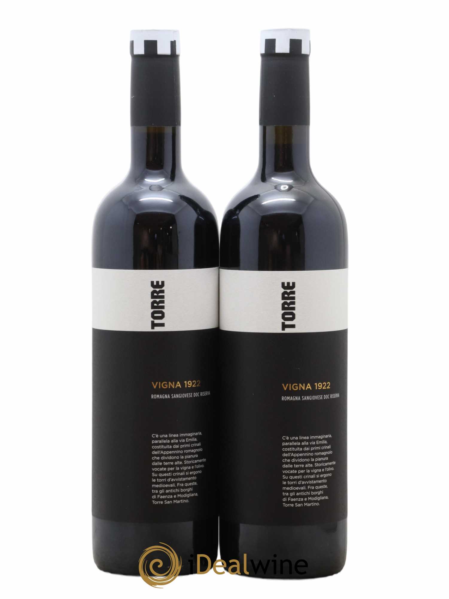 Italie Sangiovese di Romagna Vigna 1922 Sup. Torre San Martino 2013 - Lot de 2 bouteilles - 0