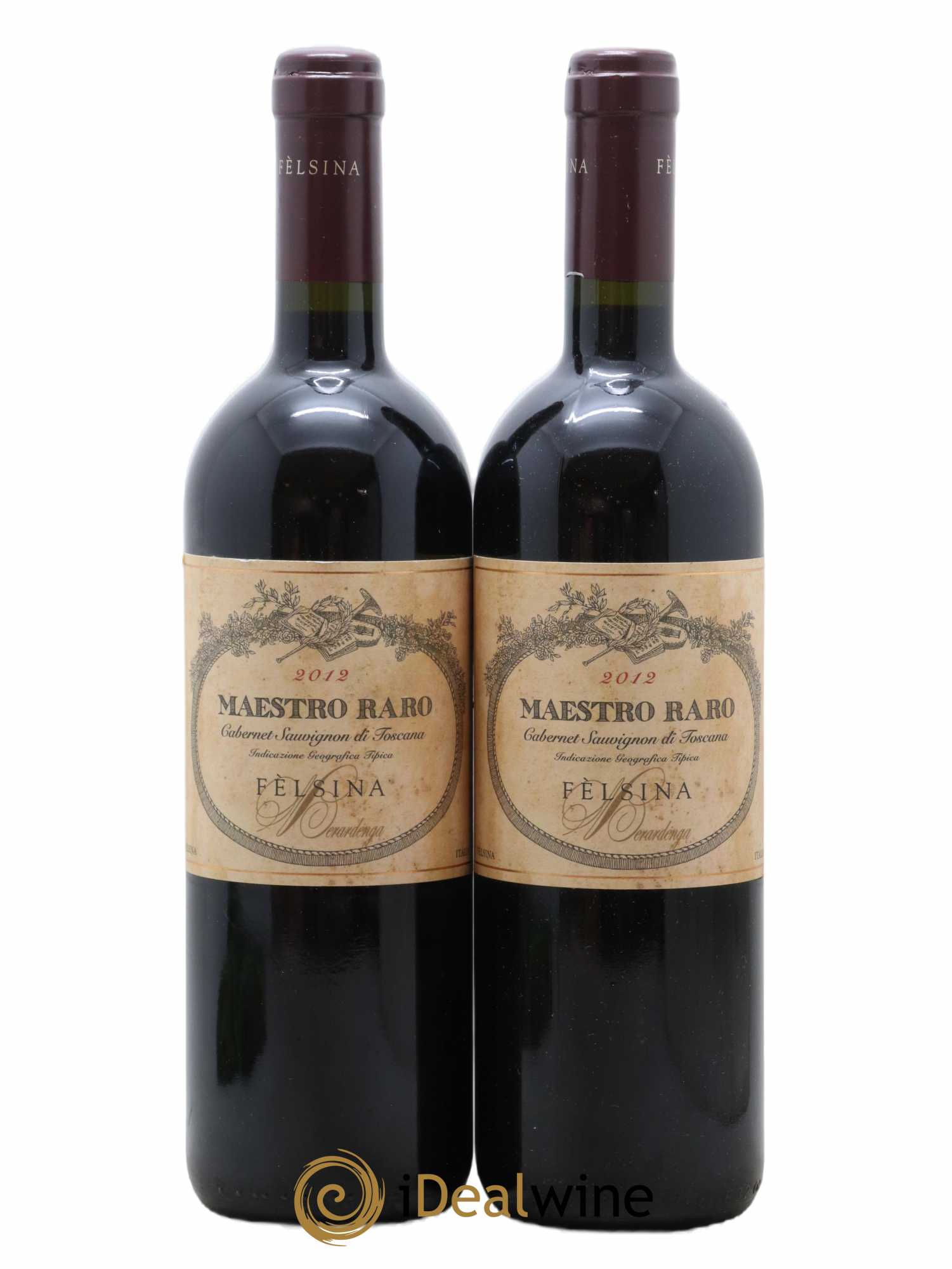 Toscana IGT Cabernet Sauvigon Maestro Raro Fattoria di Felsina 2012 - Lot de 2 bouteilles - 0