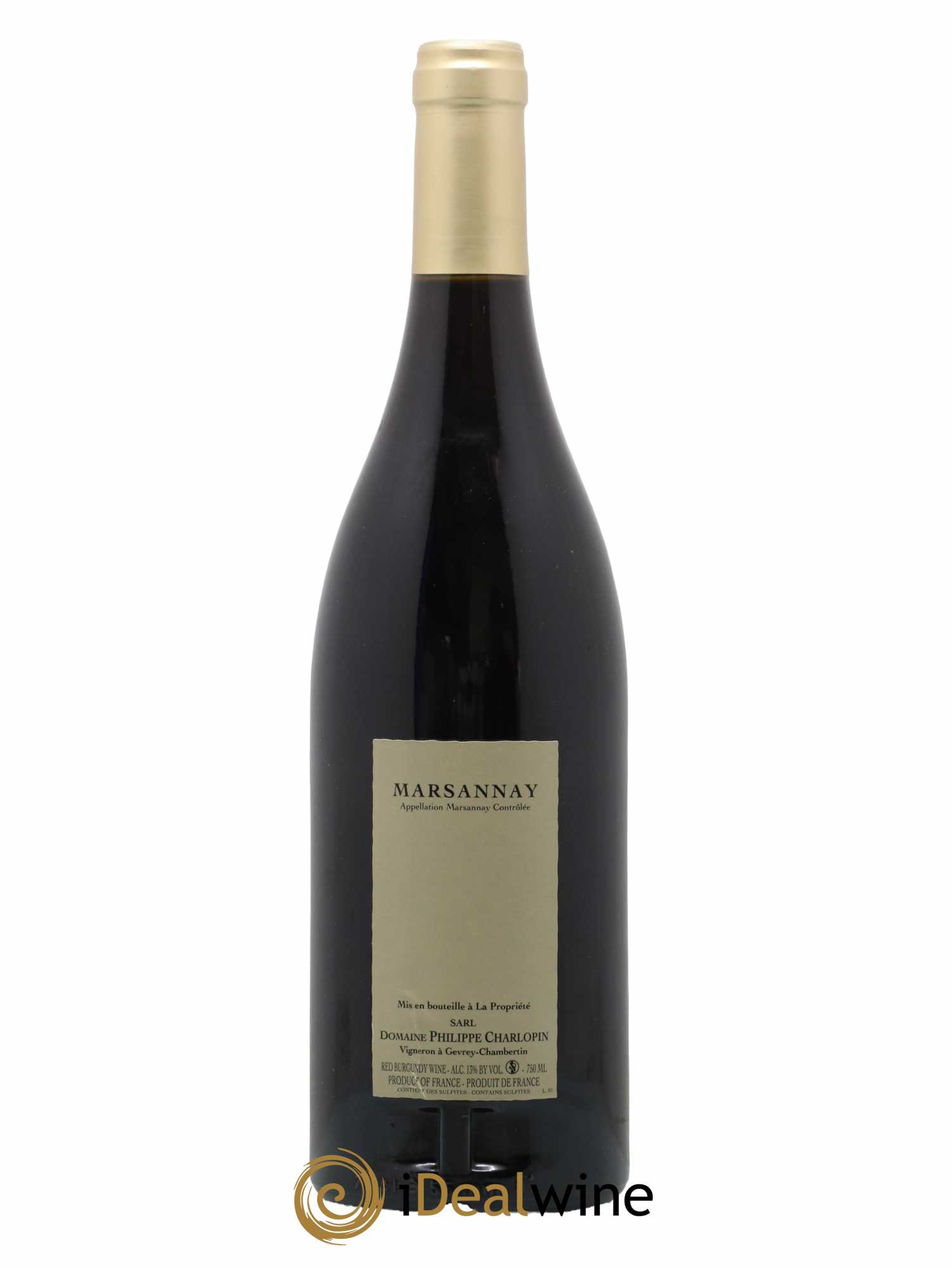 Marsannay En Montchenevoy Charlopin-Parizot 2014 - Lot de 1 bouteille - 1