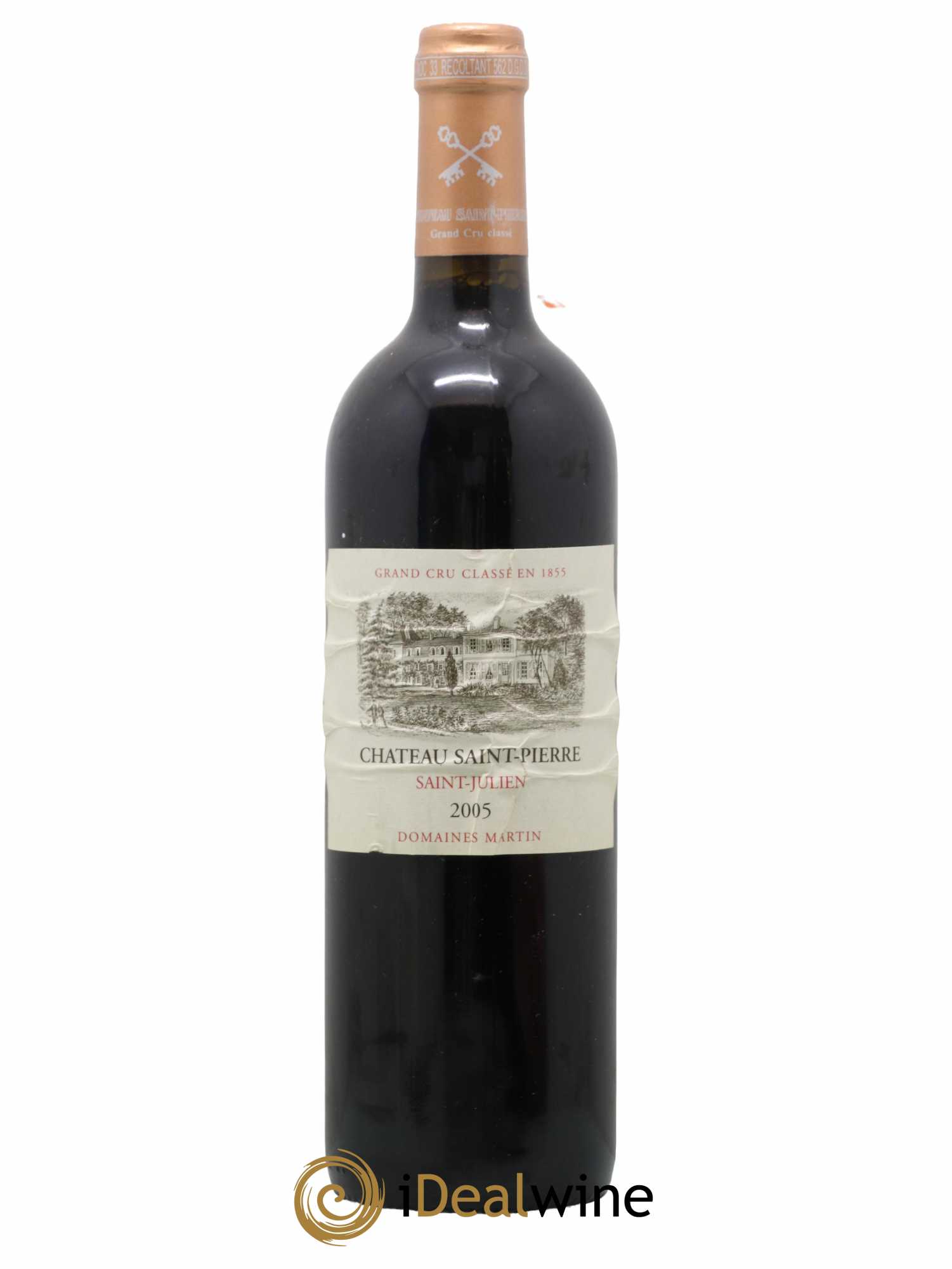 Château Saint-Pierre 4ème Grand Cru Classé 2005 - Lot de 1 bouteille - 0