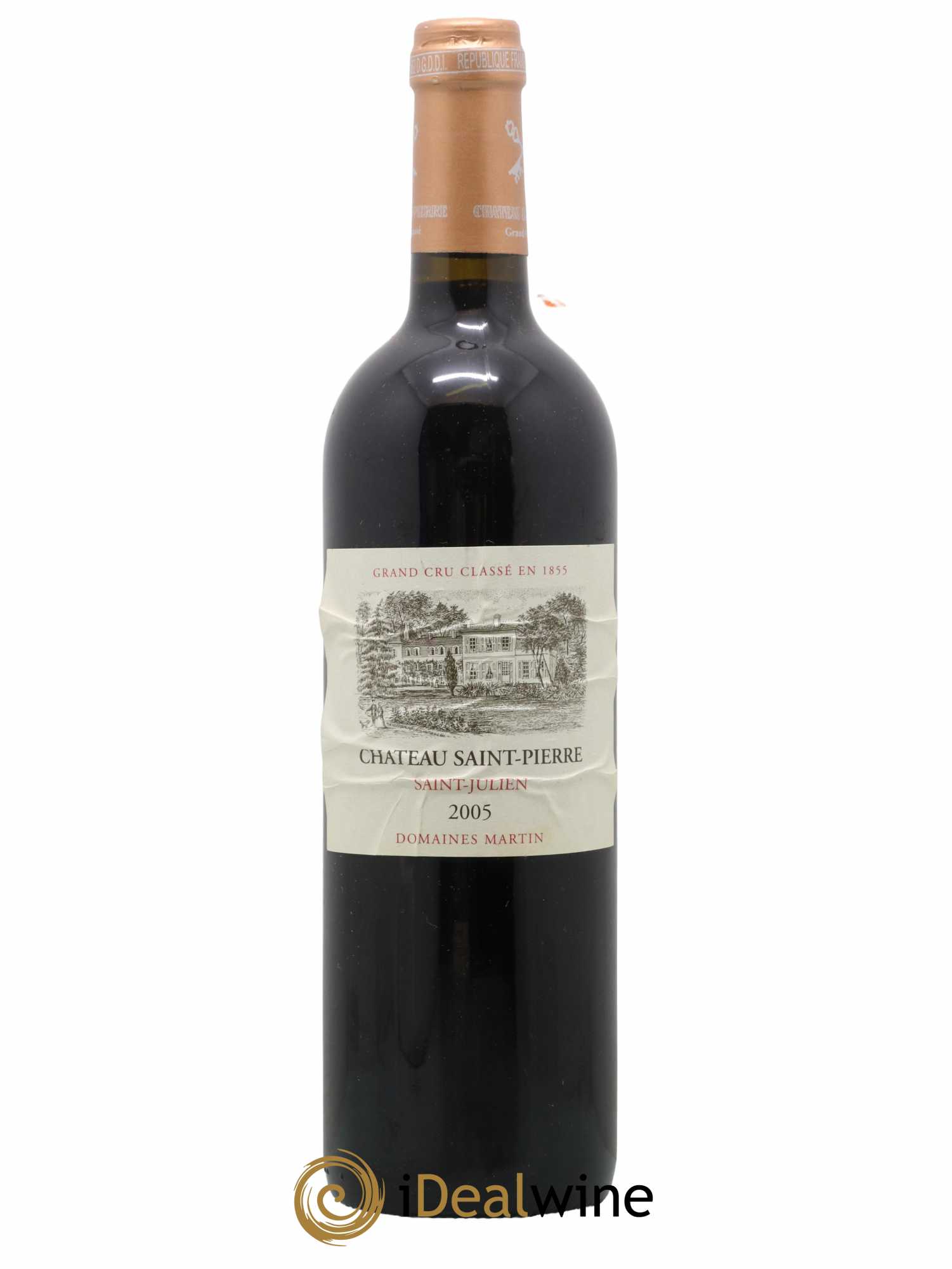 Château Saint-Pierre 4ème Grand Cru Classé 2005 - Lot de 1 bouteille - 0