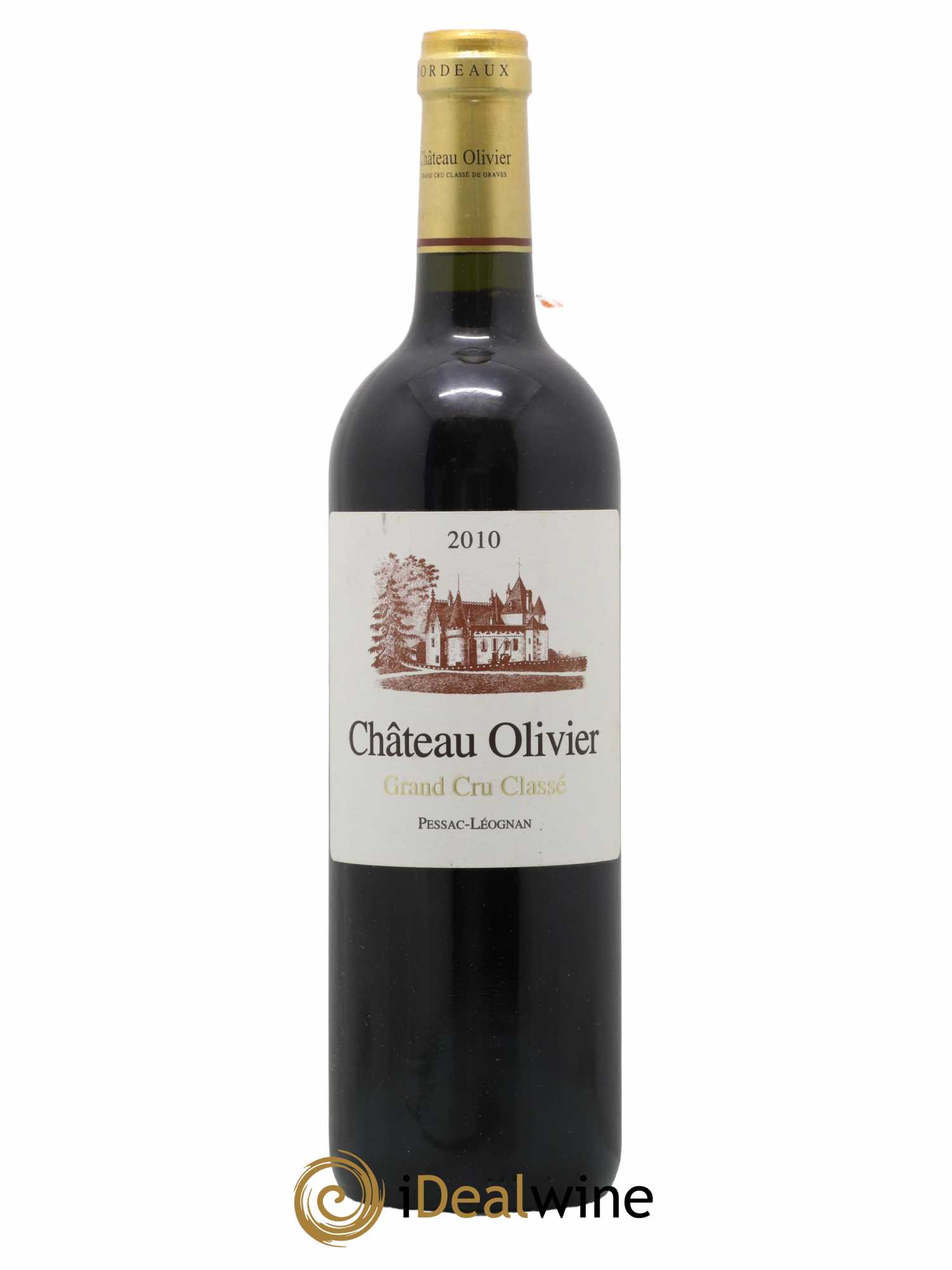 Château Olivier Cru Classé de Graves 2010 - Lot de 1 bouteille - 0