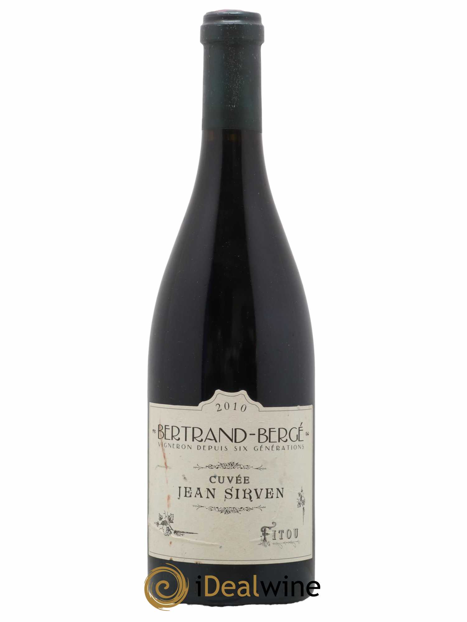 Fitou Jean Sirven Bertrand Bergé 2010 - Lot de 1 bouteille - 0