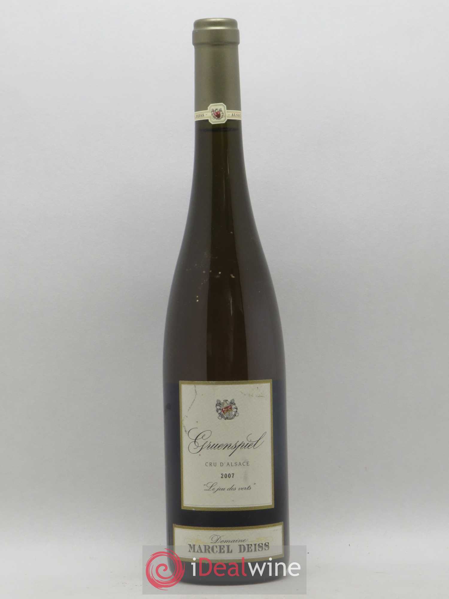Alsace Gruenspiel Marcel Deiss (Domaine) 2007 - Lot de 1 bouteille - 0