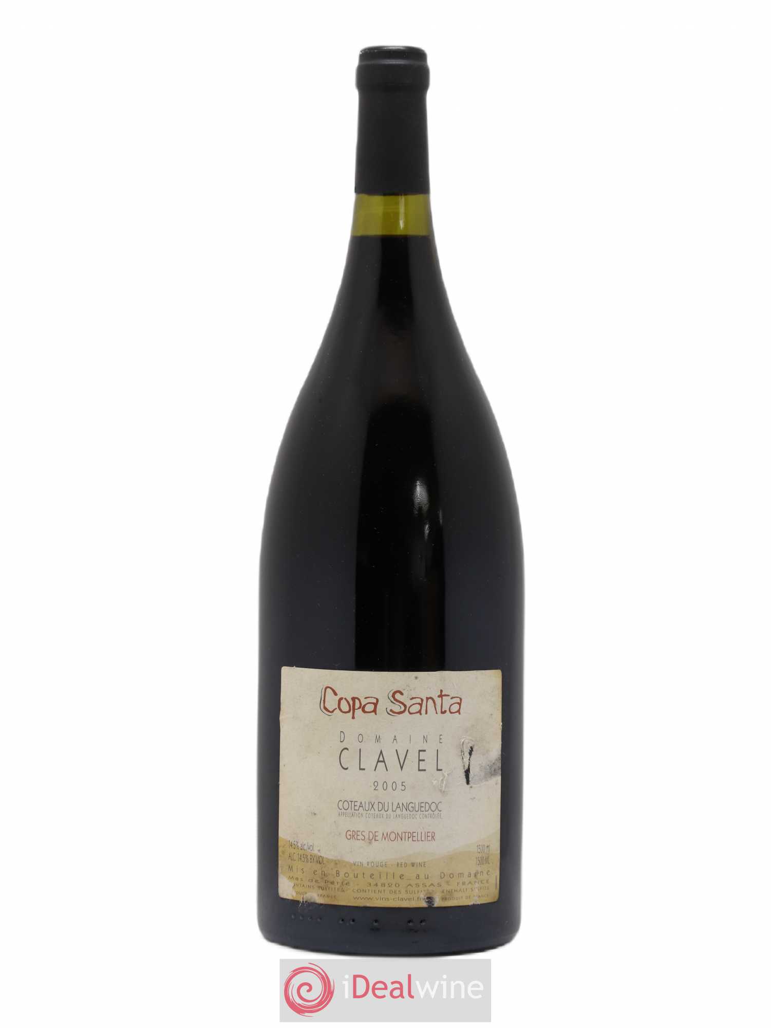 Coteaux du Languedoc Copa Santa Pierre Clavel 2005 - Lot de 1 magnum - 0
