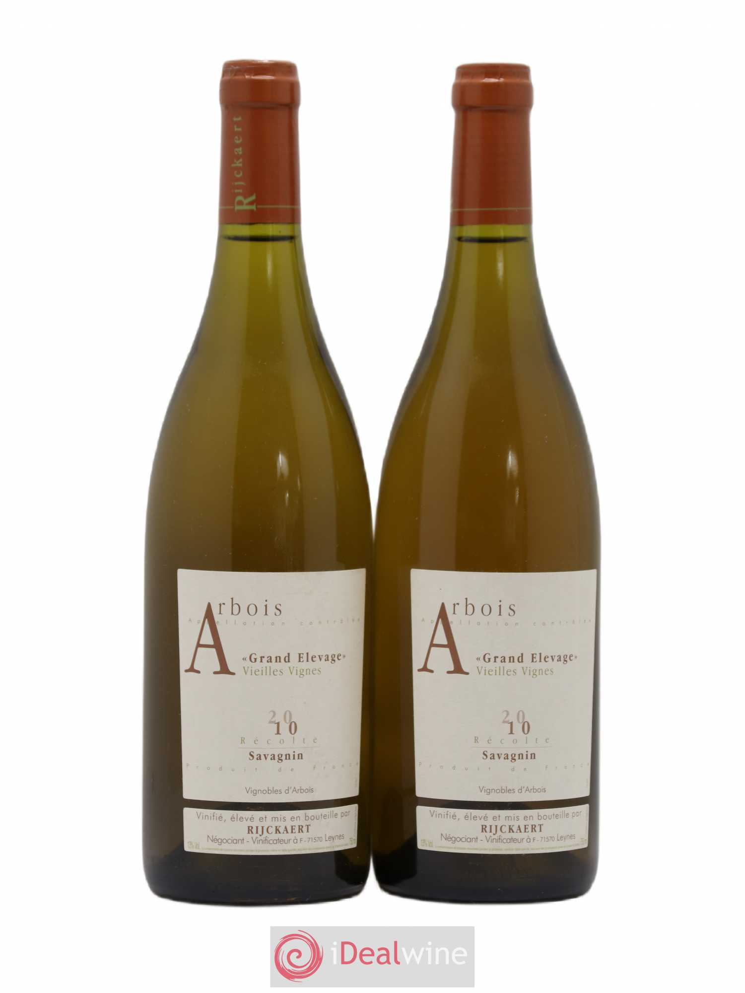 Arbois Grand Elevage Vieilles Vignes Rijckaert 2010 - Lot de 2 bouteilles - 0