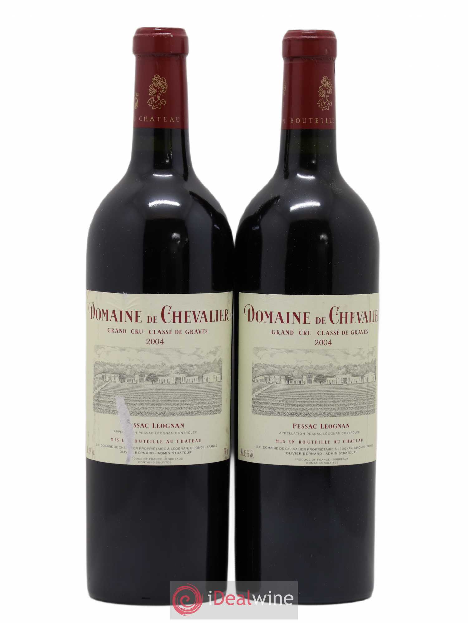 Domaine de Chevalier Cru Classé de Graves 2004 - Lot de 2 bouteilles - 0