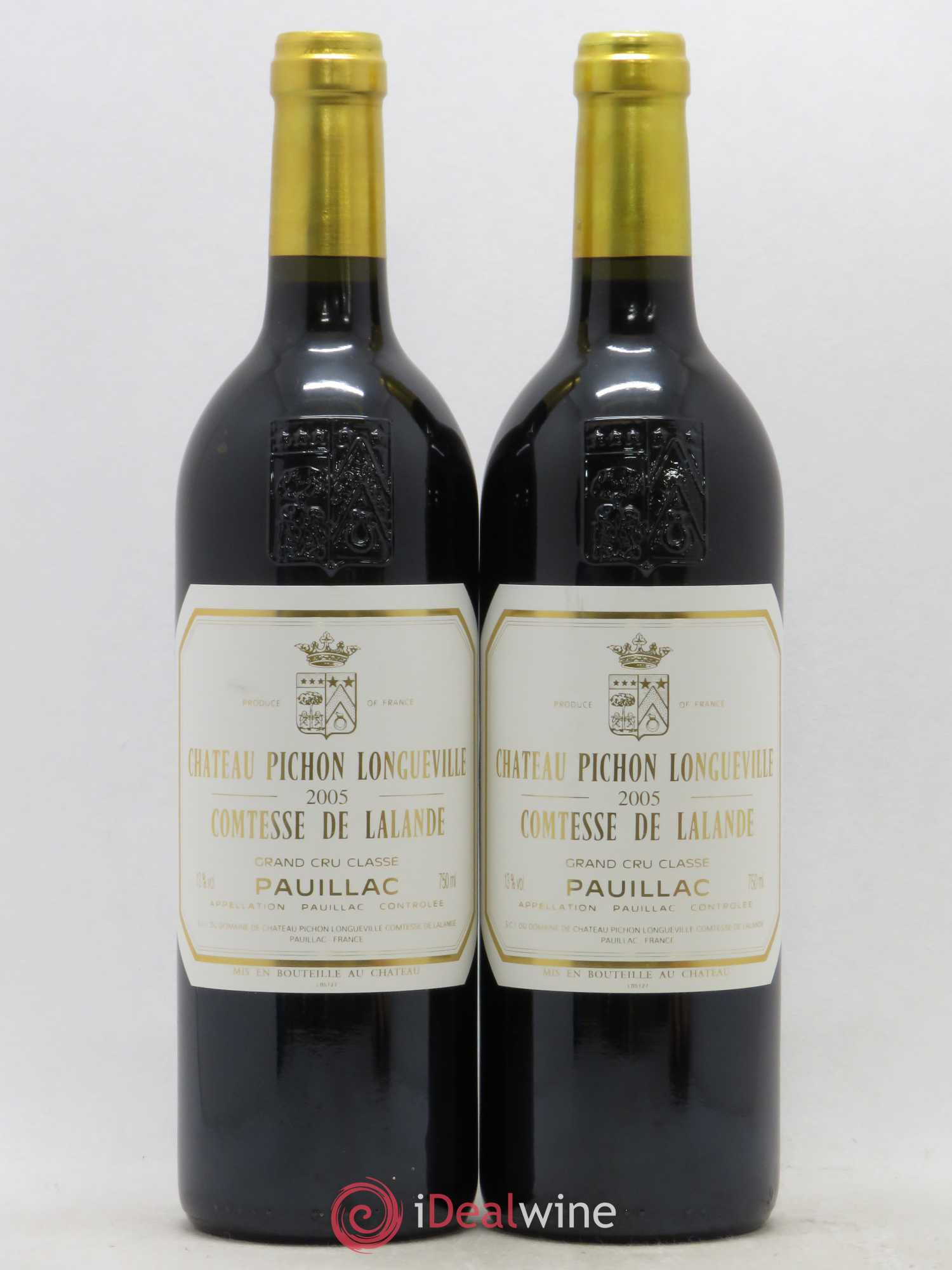 Château Pichon Longueville Comtesse de Lalande 2ème Grand Cru Classé 2005 - Lot de 2 bouteilles - 0