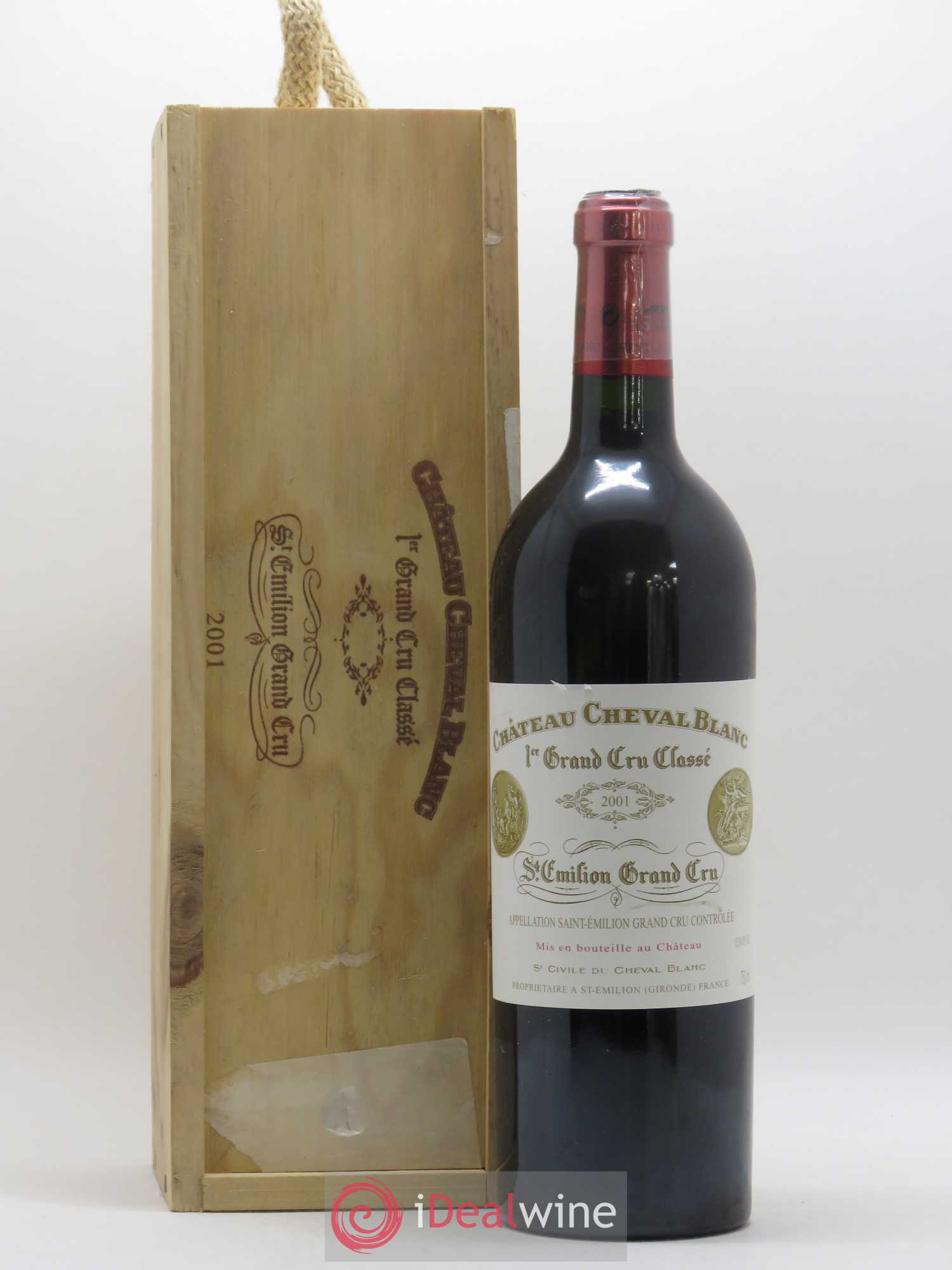 Château Cheval Blanc 1er Grand Cru Classé A 2001 - Lot de 1 bouteille - 1