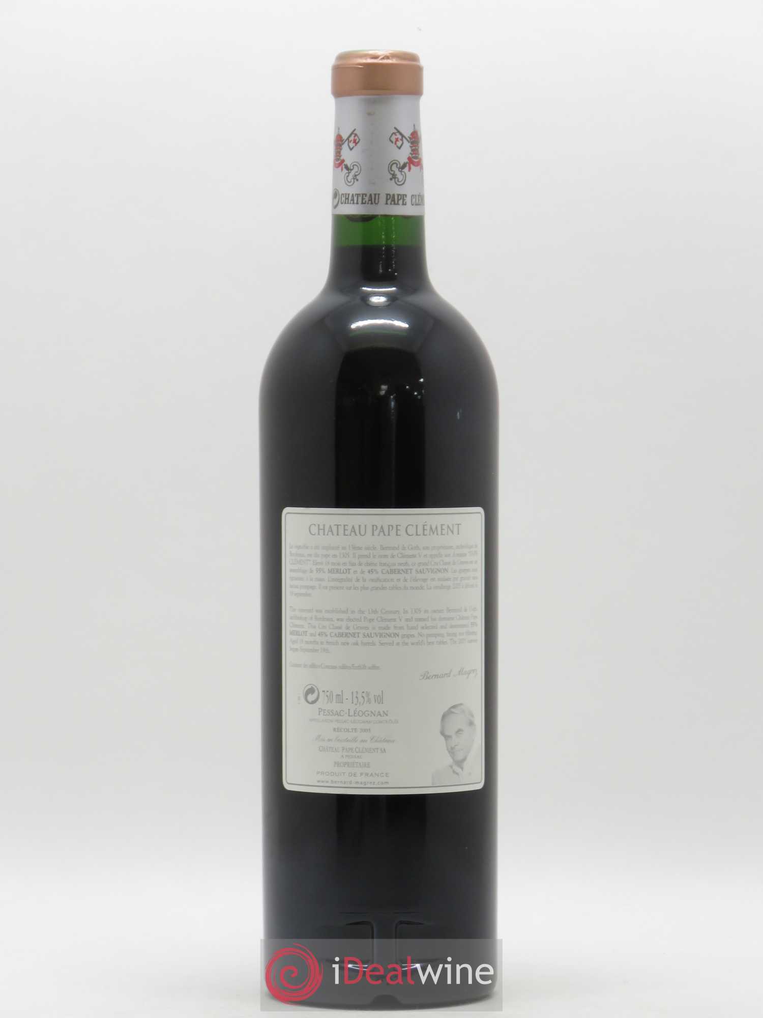 Château Pape Clément Cru Classé de Graves 2005 - Lot de 1 bouteille - 1