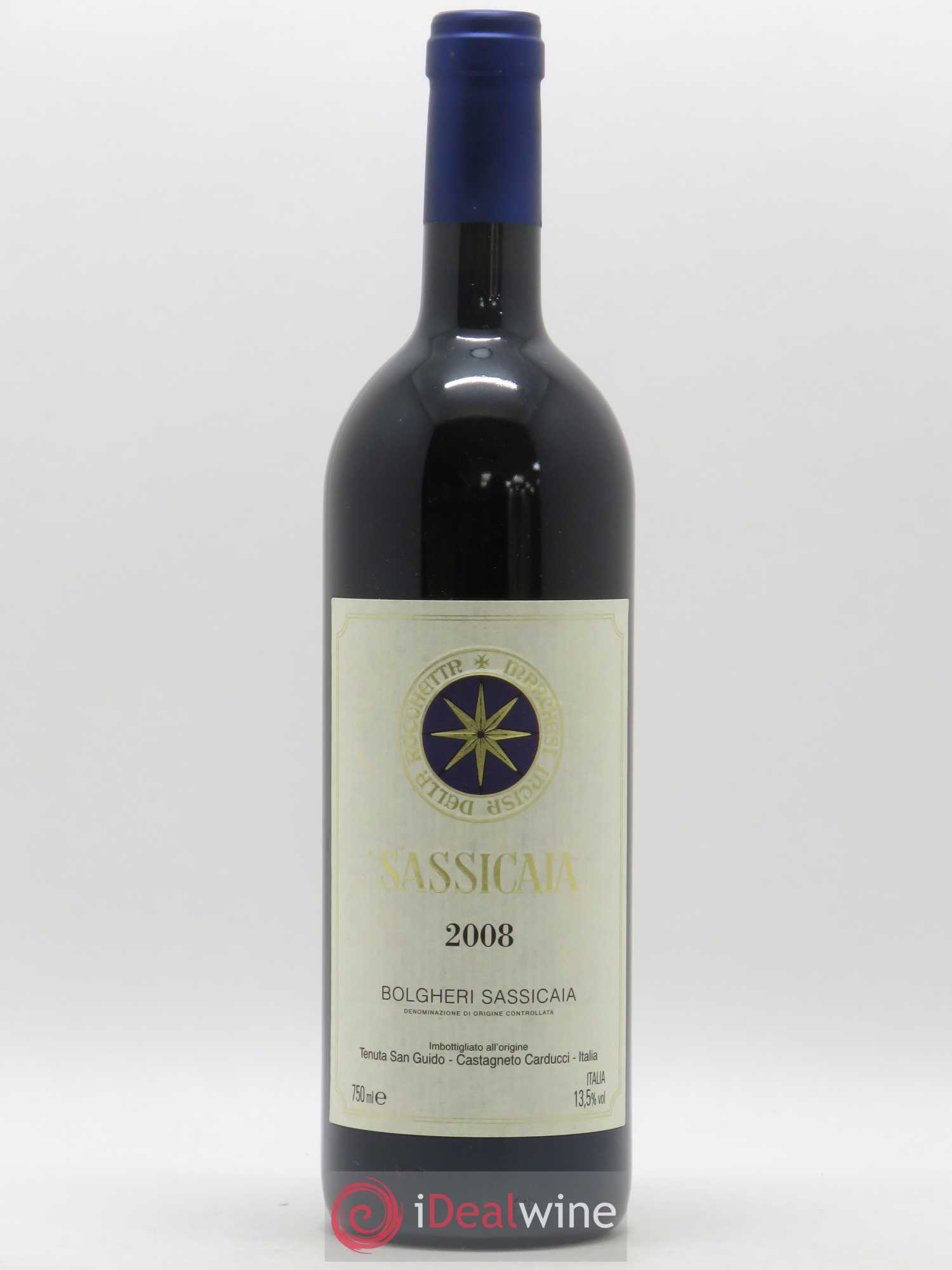 Bolgheri DOC Sassicaia Tenuta San Guido 2008 - Lot de 1 bouteille - 0