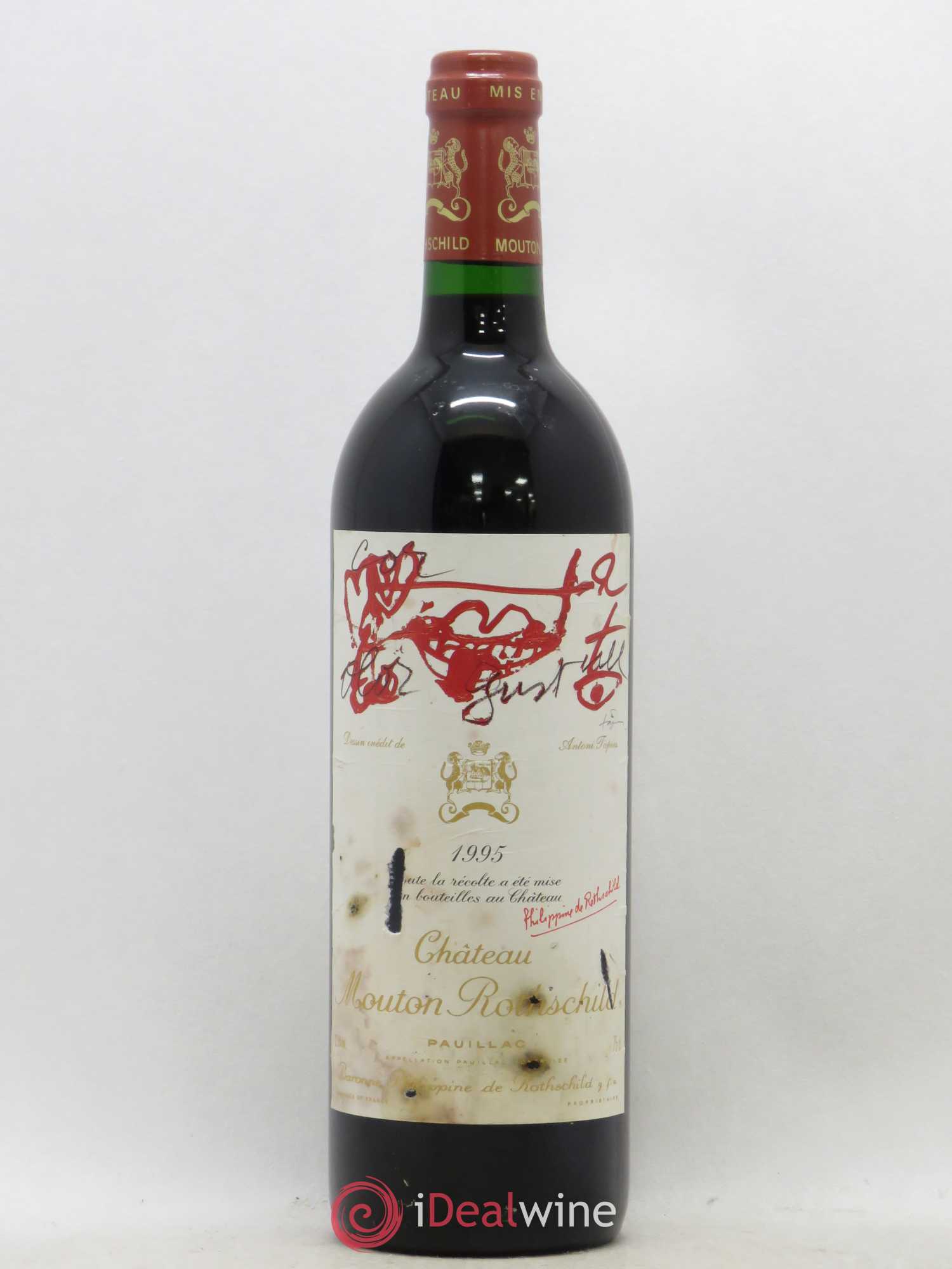 Château Mouton Rothschild 1er Grand Cru Classé 1995 - Lot de 1 bouteille - 0