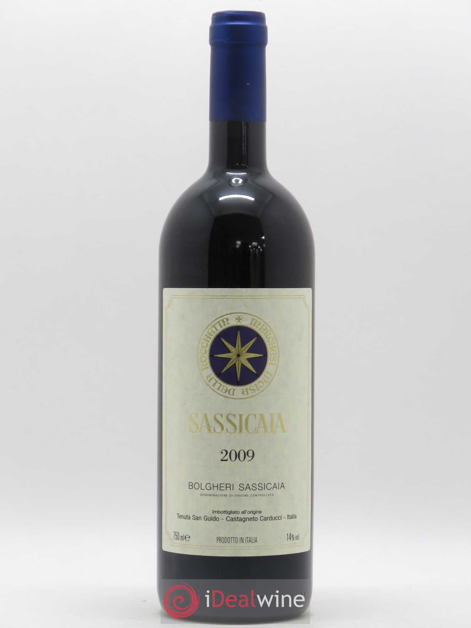 Bolgheri DOC Sassicaia Tenuta San Guido 2009 - Lot de 1 bouteille - 0