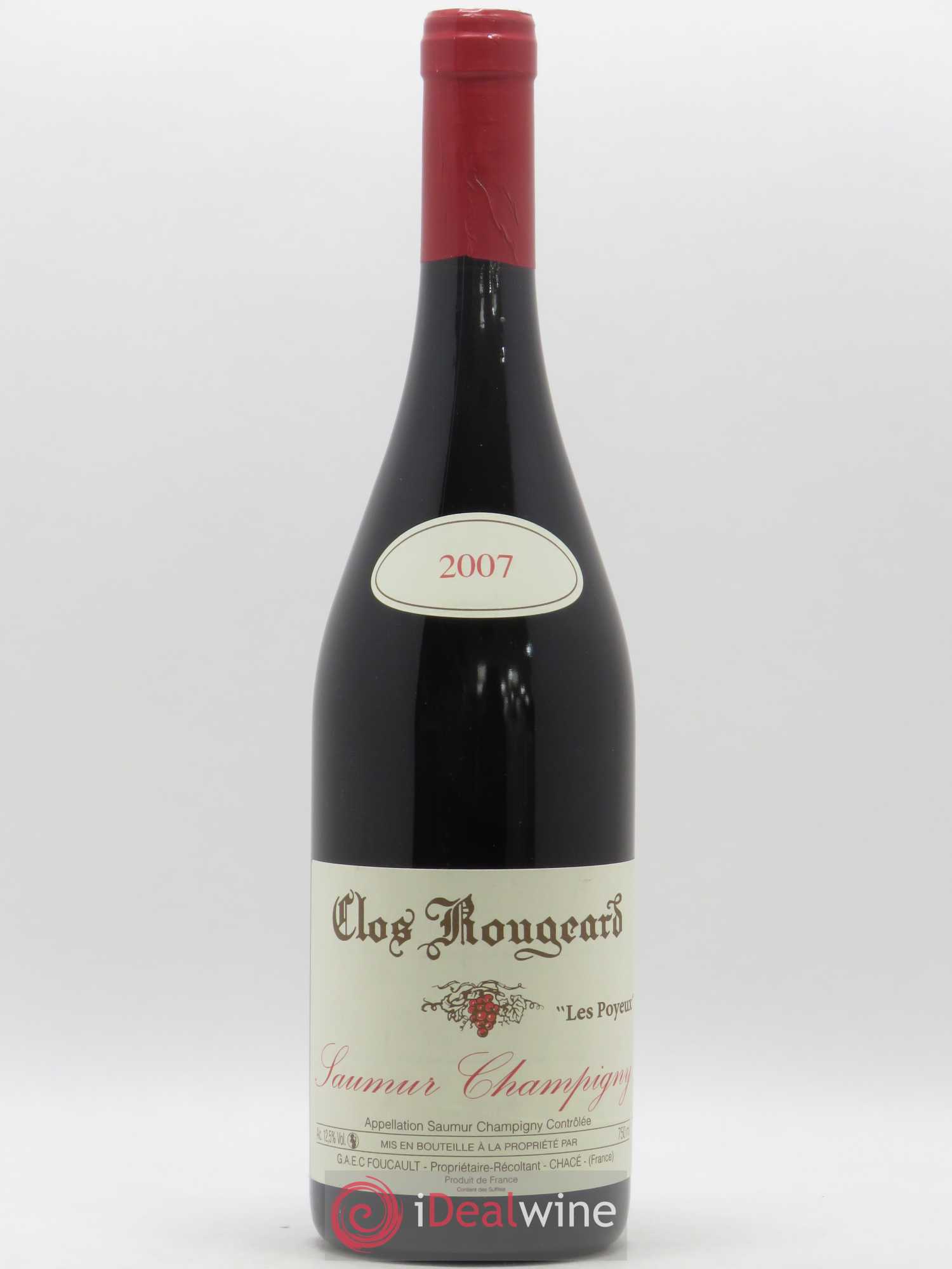 Saumur-Champigny Les Poyeux Clos Rougeard 2007 - Lot de 1 bouteille - 0