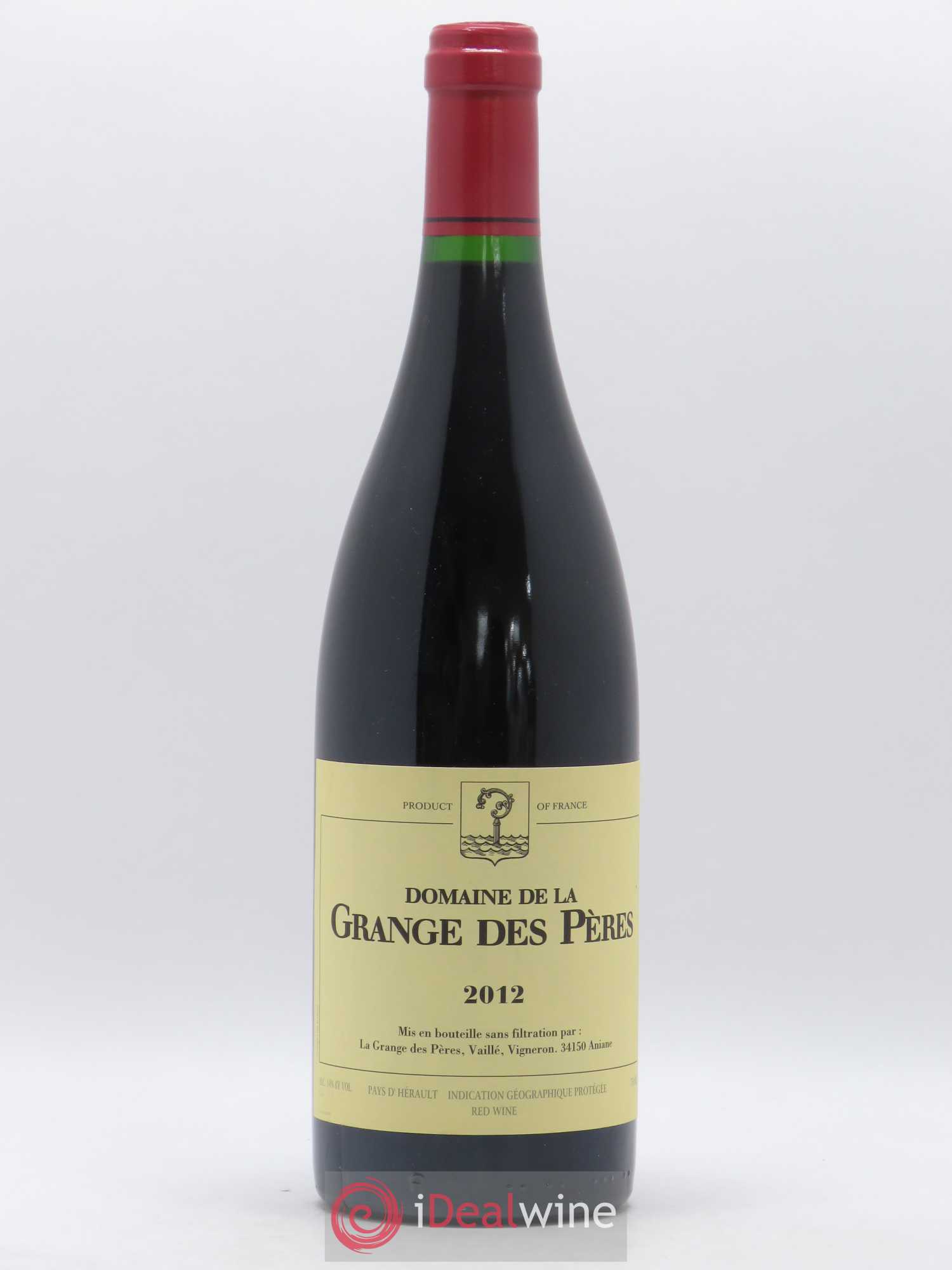 Pays d'Hérault Grange des Pères Laurent Vaillé 2012 - Lot de 1 bouteille - 0