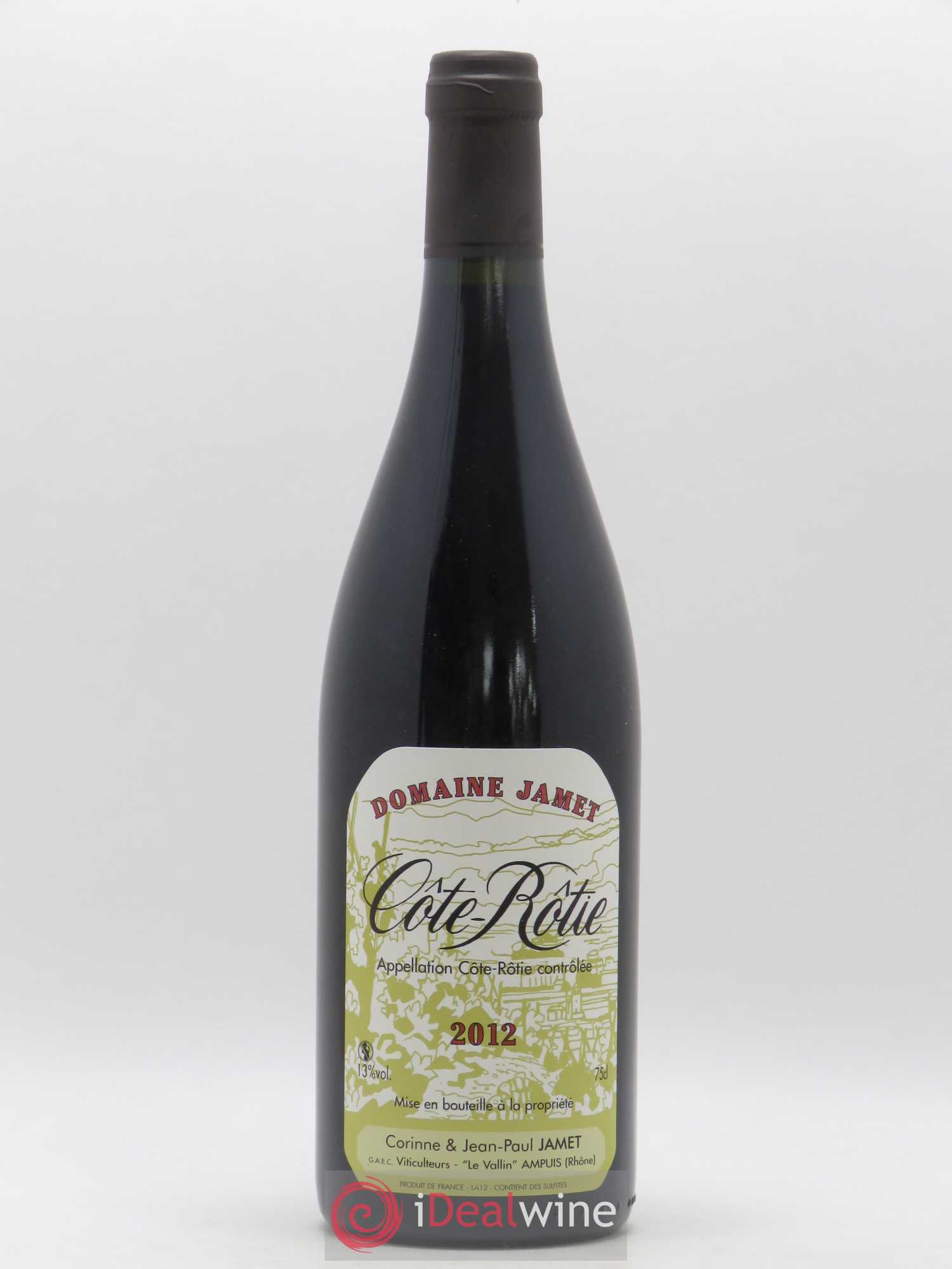 Côte-Rôtie Jamet (Domaine) 2012 - Lot de 1 bouteille - 0